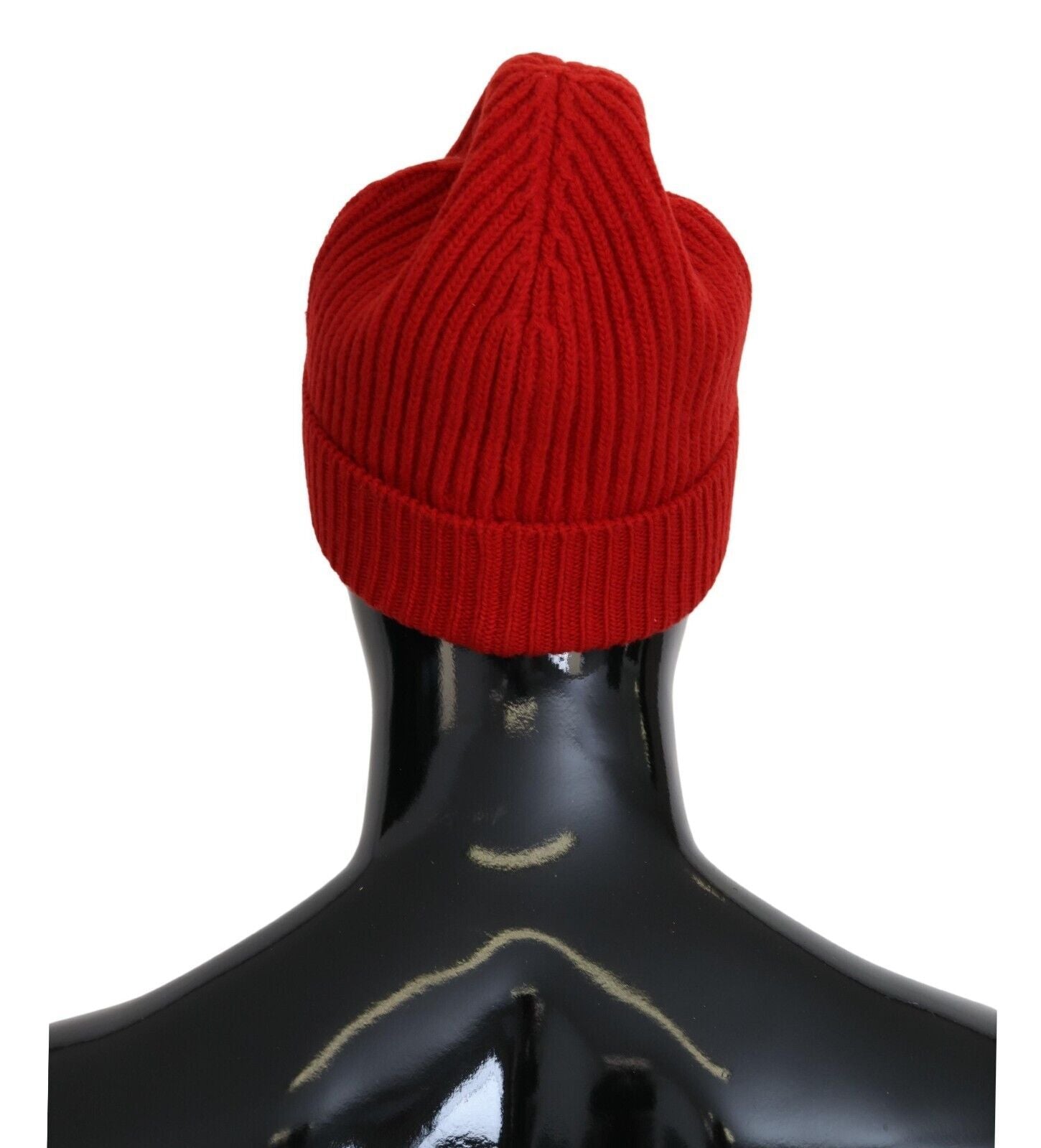 Dolce & Gabbana Elegant Red Virgin Wool Beanie Hat