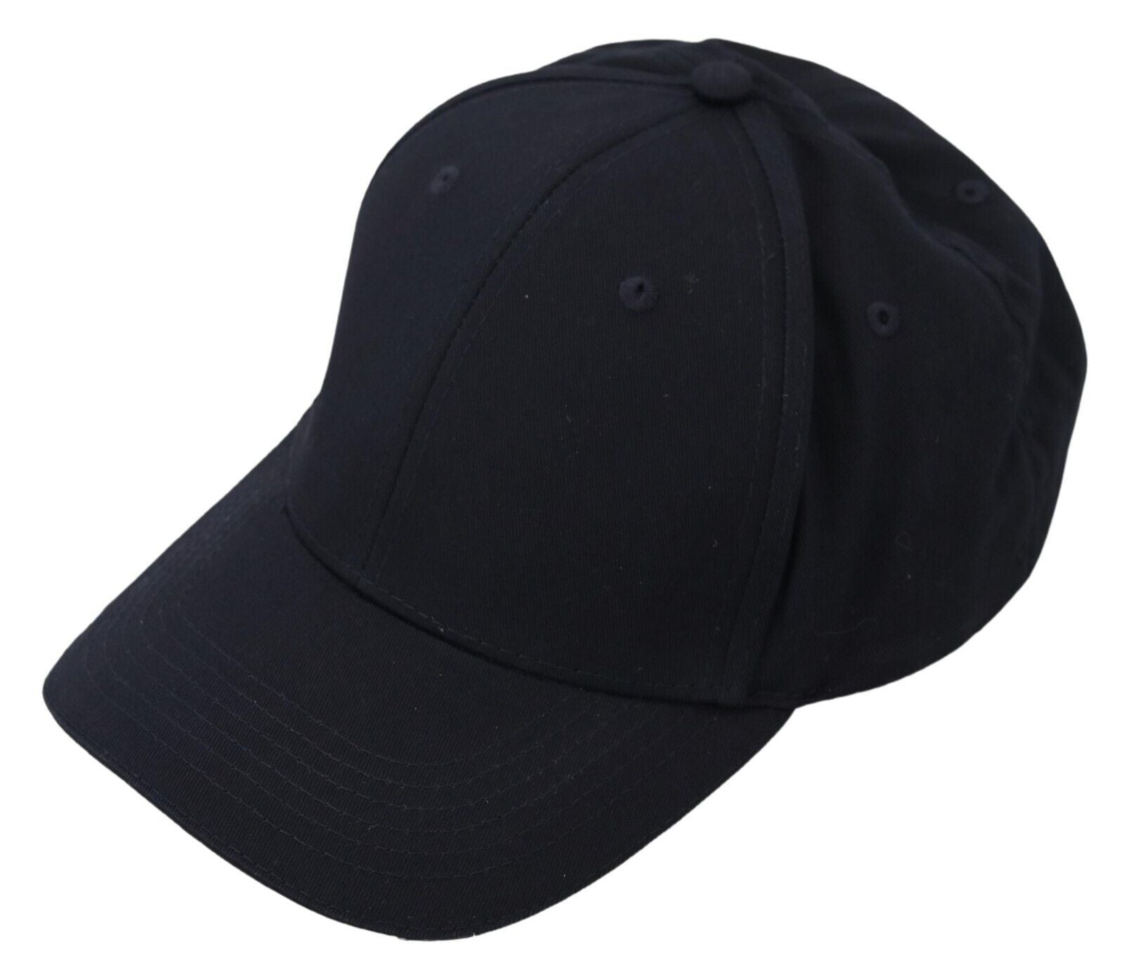 Dolce & Gabbana Chic Dark Blue Cotton Blend Baseball Hat