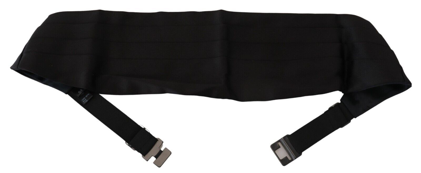 Dolce & Gabbana Elegant Black Silk Cummerbund