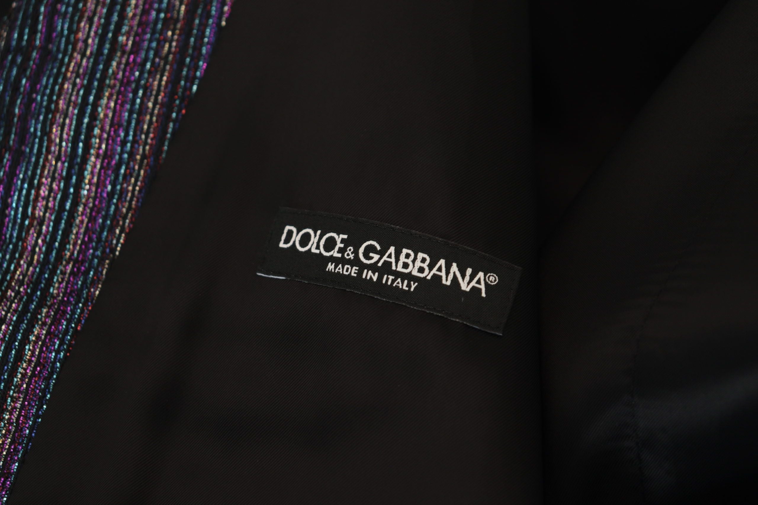 Dolce & Gabbana Multicolor Formal Dress Vest Luxury Blend