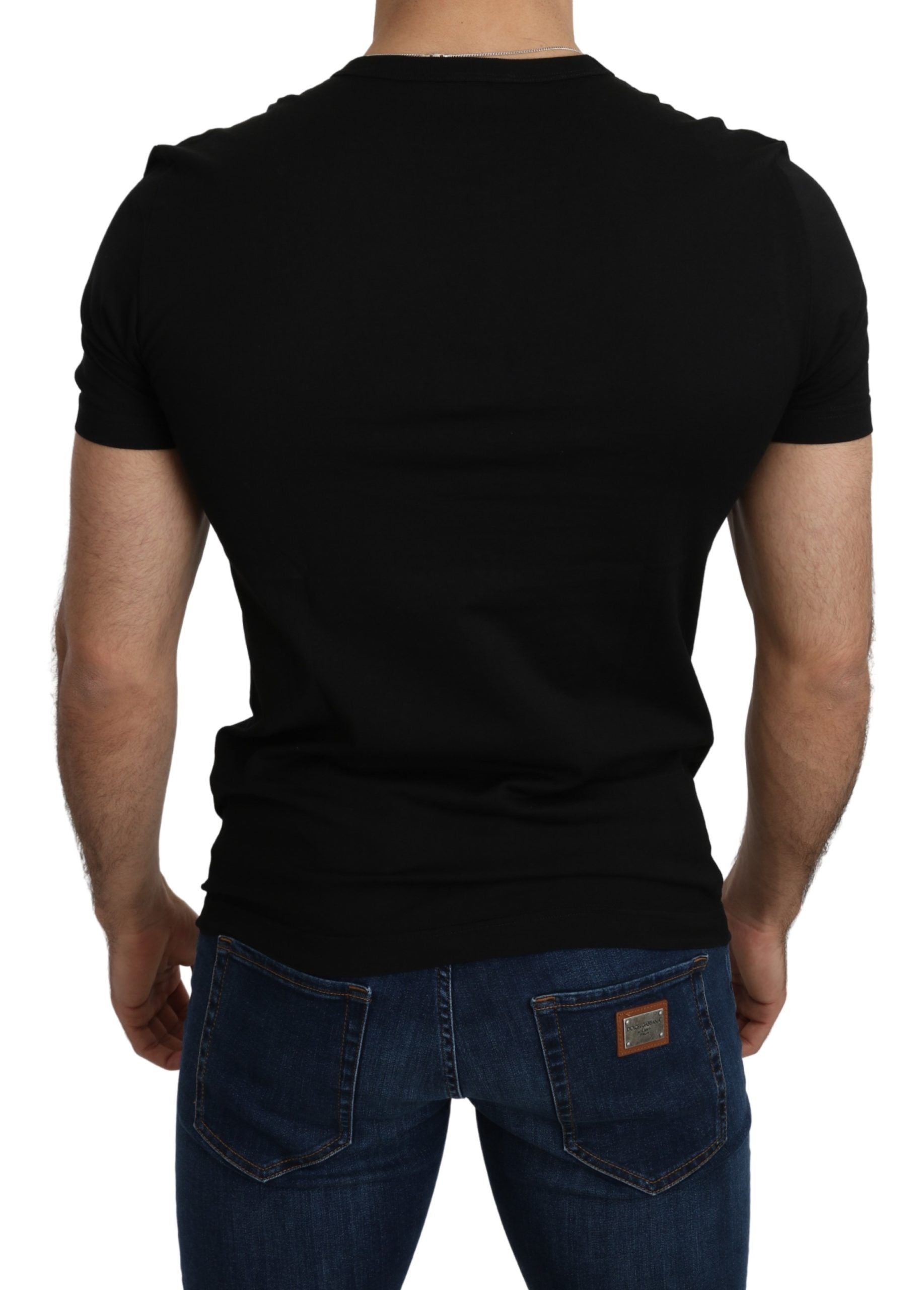 Dolce & Gabbana Elegant Short Sleeve Crew Neck Tee