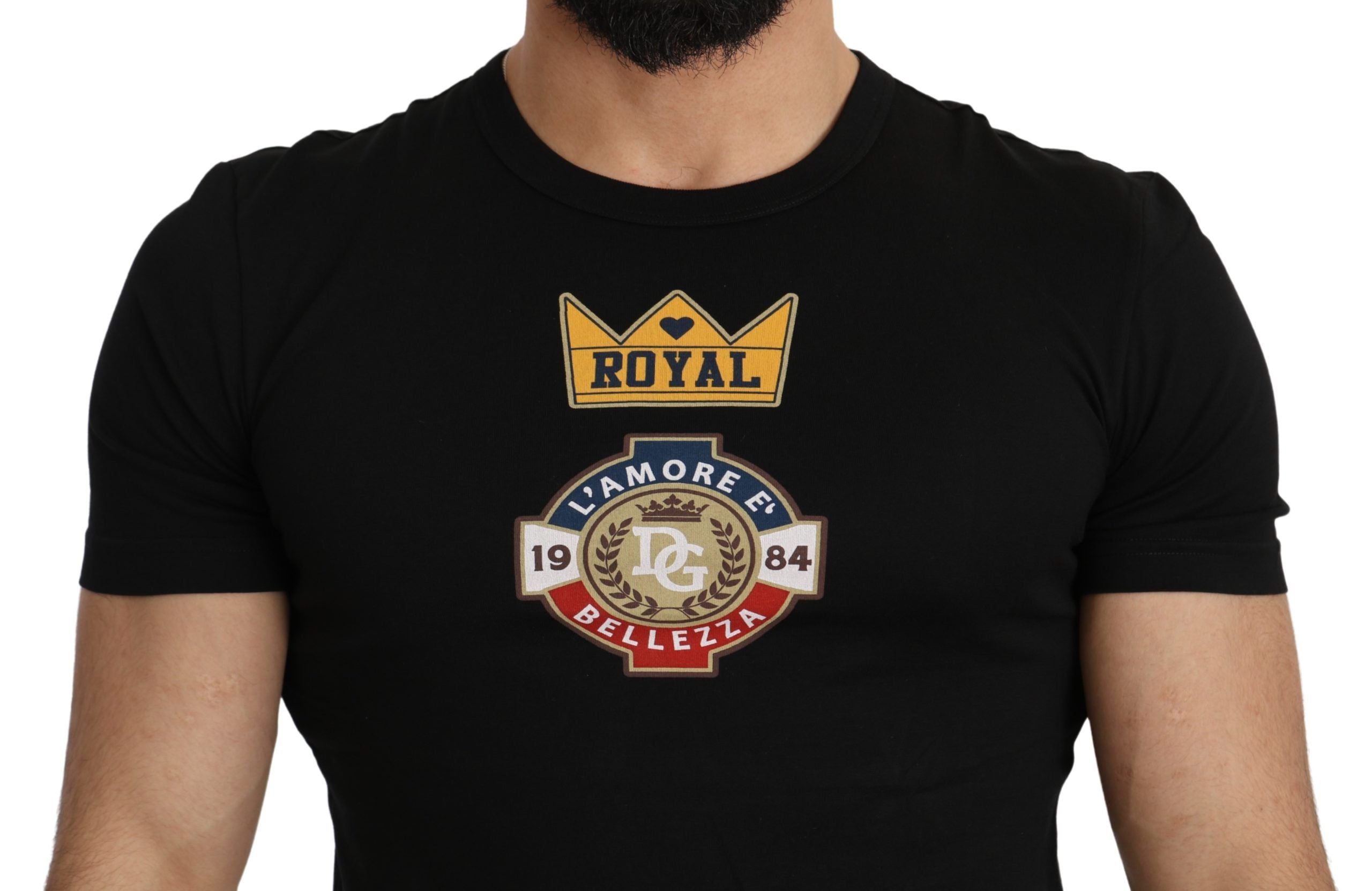 Dolce & Gabbana Elegant Short Sleeve Crew Neck Tee