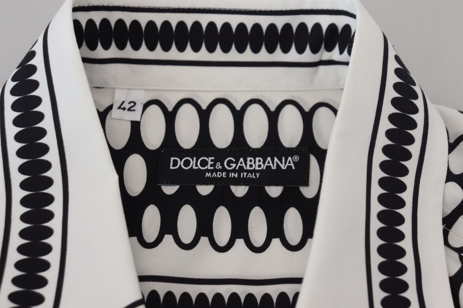 Dolce & Gabbana Elegant White Cotton Casual Shirt