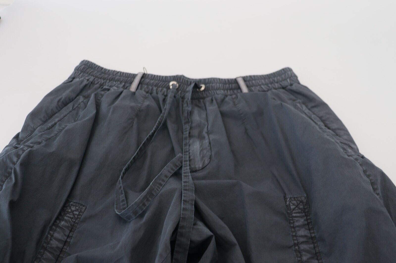 Dolce & Gabbana Elegant Blue Washed Cotton Pants