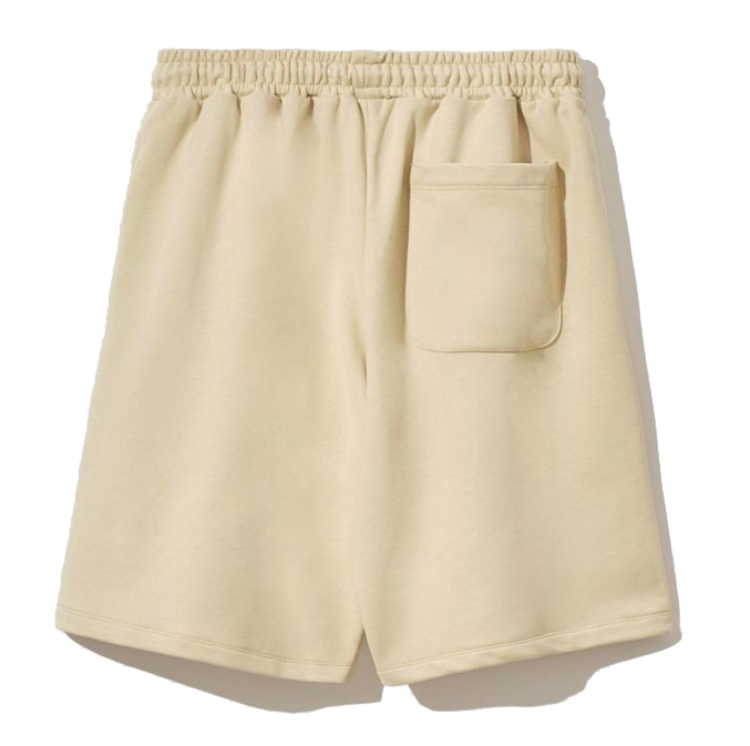 Comme Des Fuckdown Beige Cotton Drawstring Bermuda Shorts