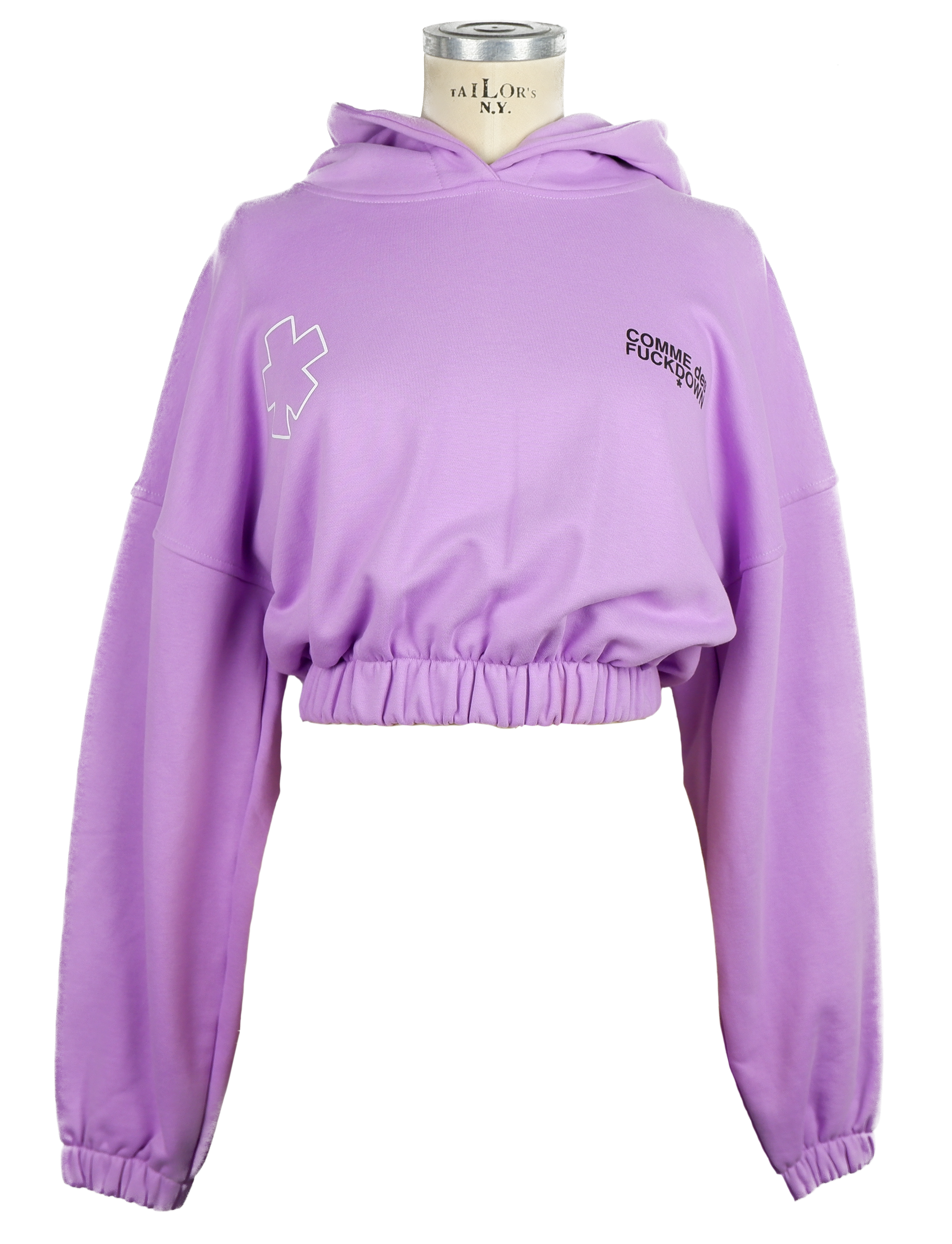 Comme Des Fuckdown Vibrant Purple Hooded Sweatshirt