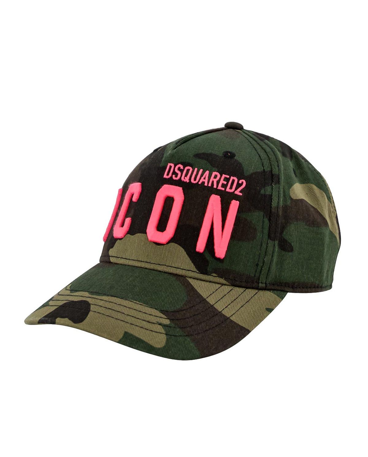 Dsquared² Military Green ICON Cotton Cap