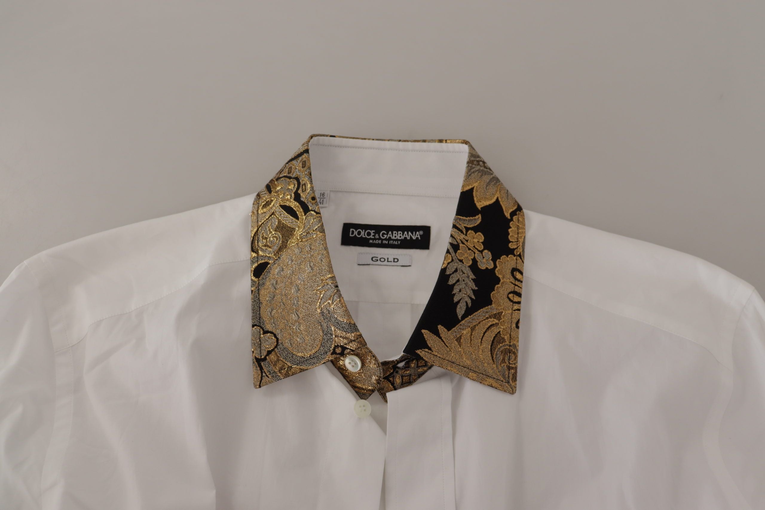 Dolce & Gabbana Elegant White Slim Fit Dress Shirt