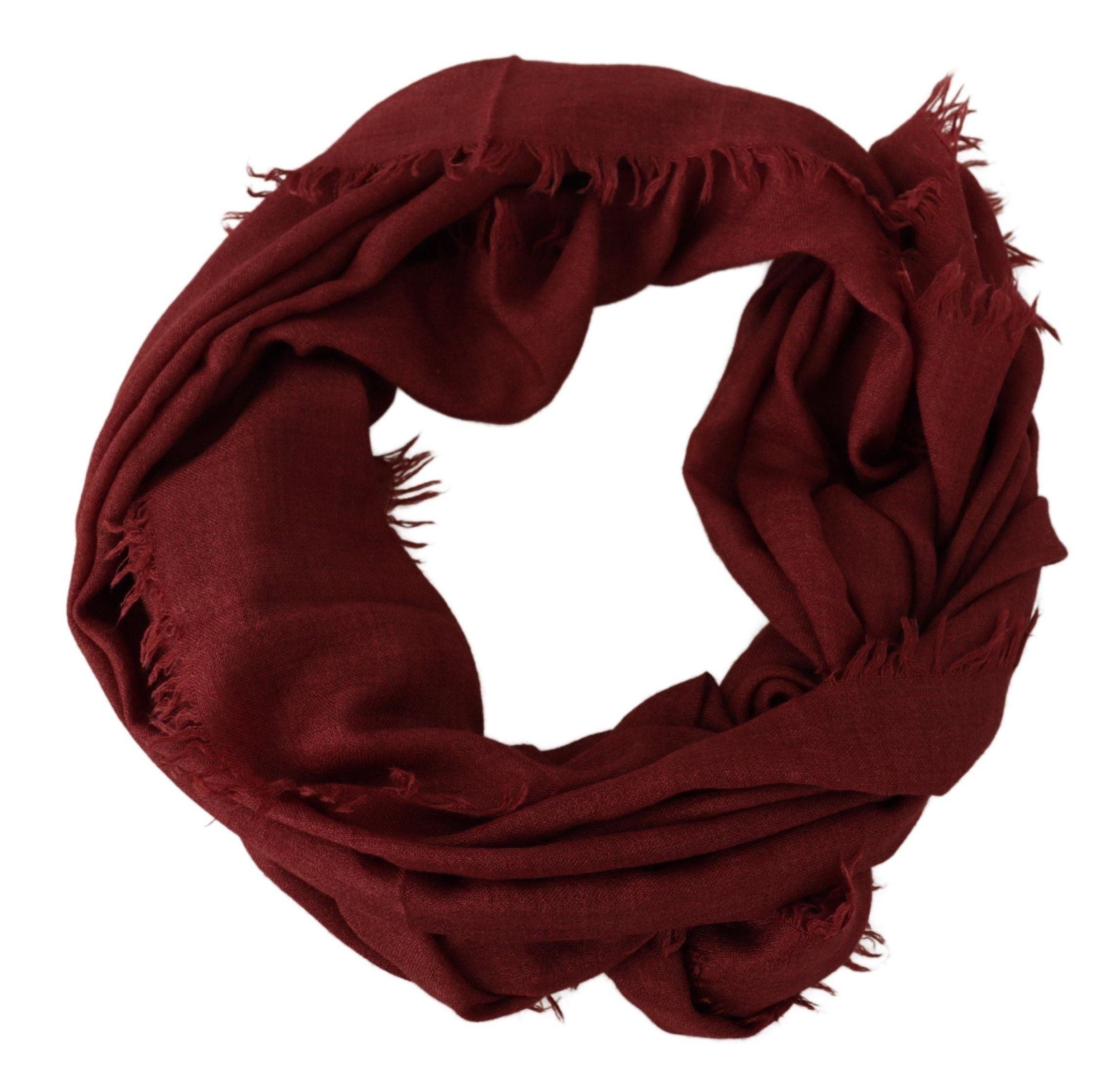 Dolce & Gabbana Elegant Red Cashmere-Silk Men's Scarf