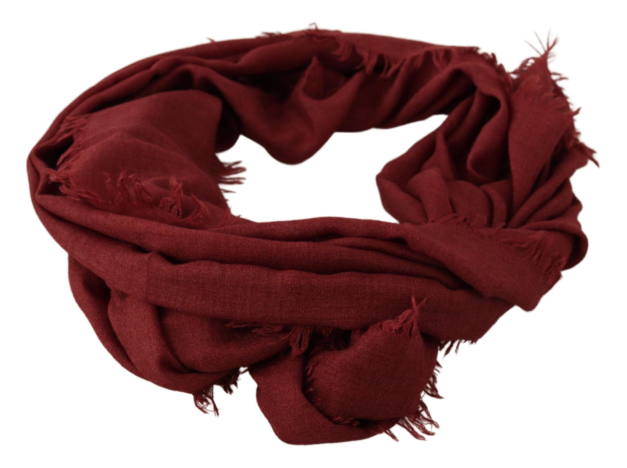 Dolce & Gabbana Elegant Red Cashmere-Silk Men's Scarf