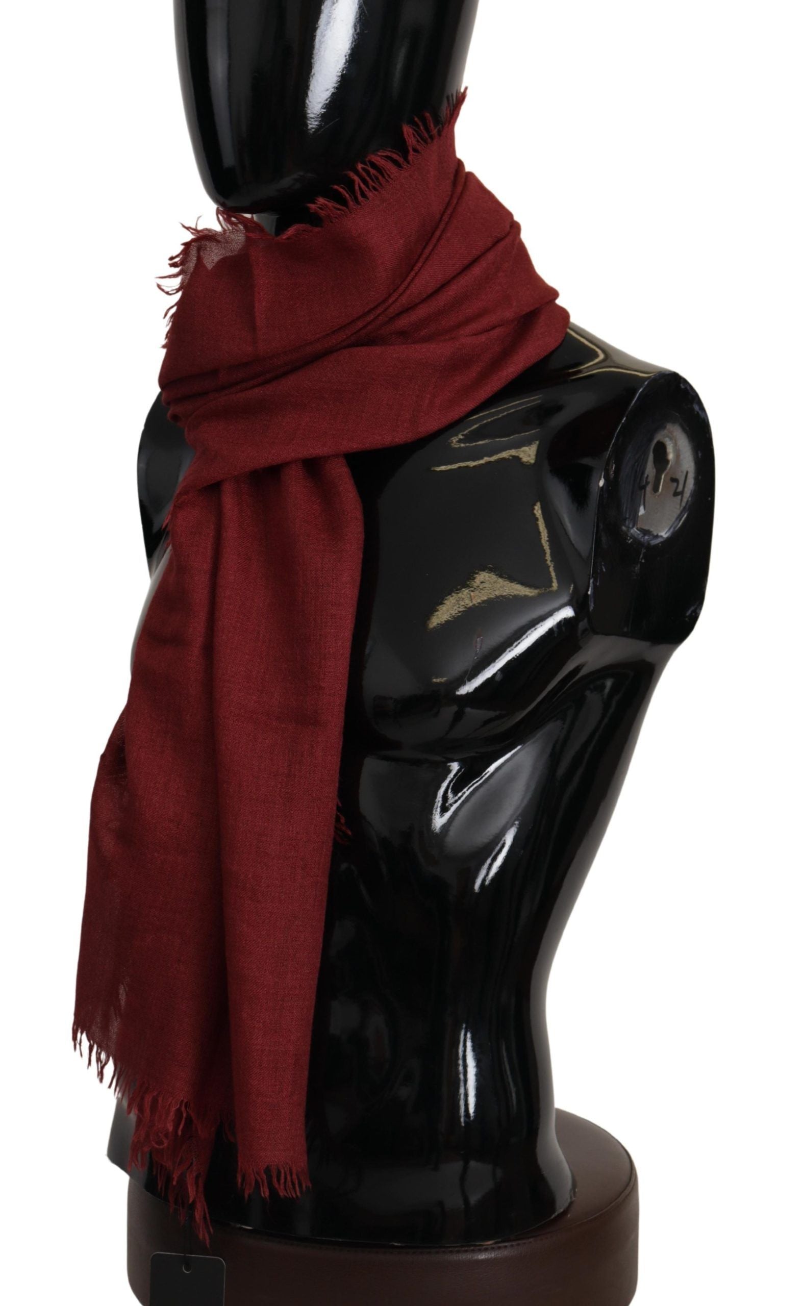 Dolce & Gabbana Elegant Red Cashmere-Silk Men's Scarf