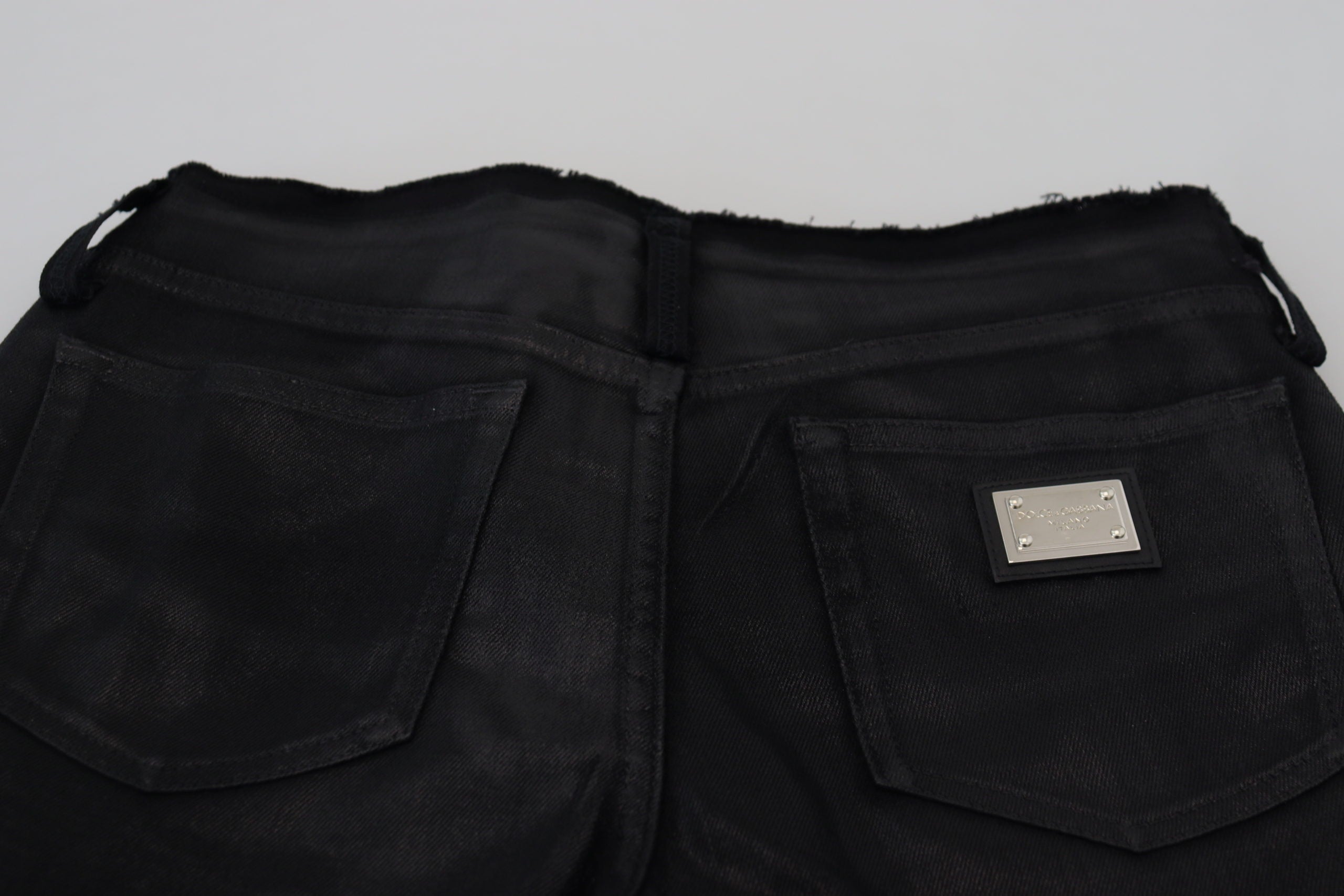 Dolce & Gabbana Elegant Italian Black Denim Pants