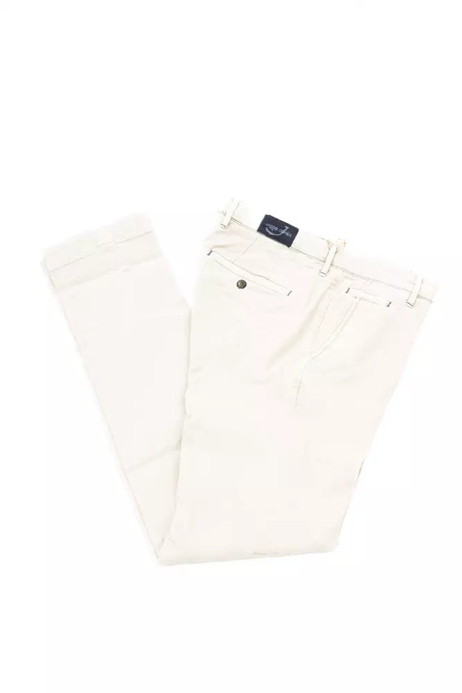 Jacob Cohen Silver Cotton Men Chino