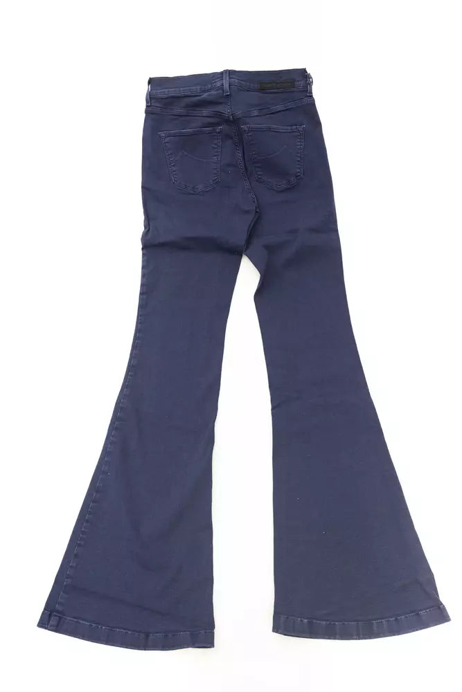 Jacob Cohen Blue Cotton Women Jeans