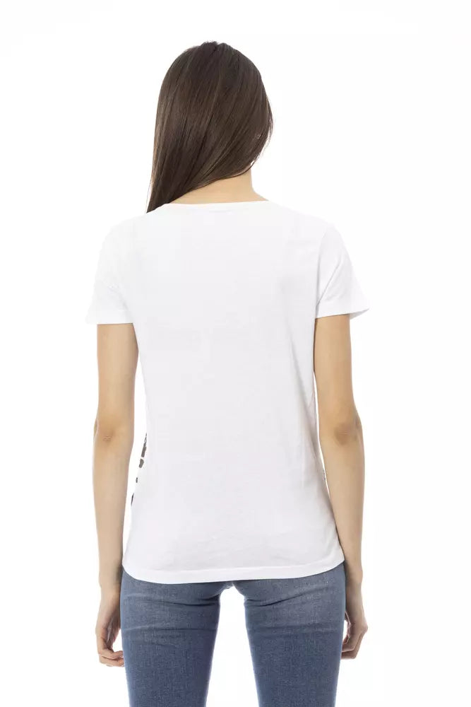 Trussardi Action White Cotton Women's Top