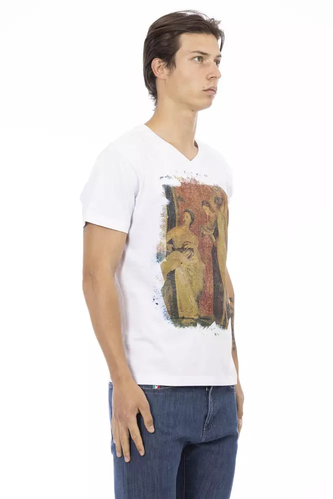 Trussardi Action White Cotton Men's T-Shirt