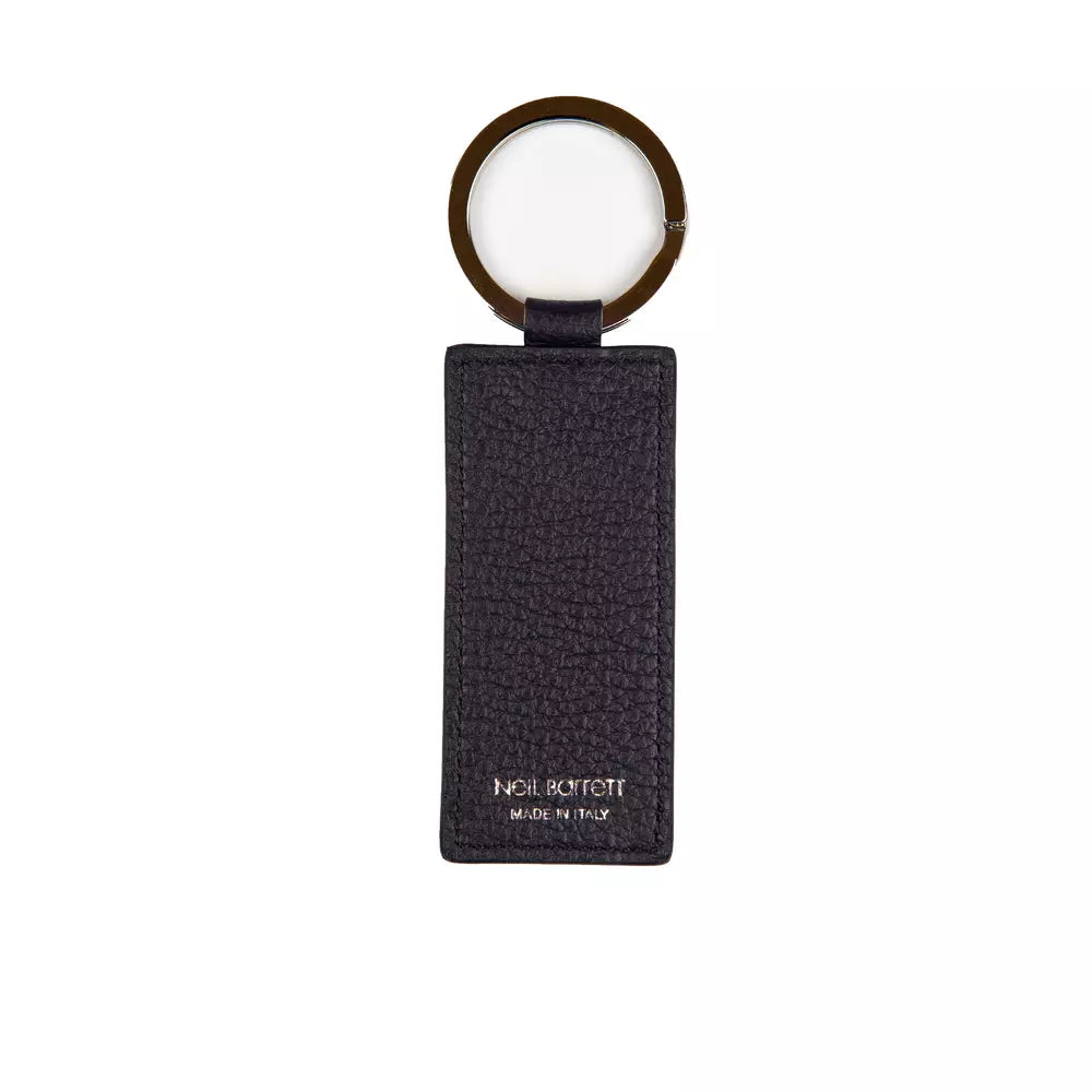 Neil Barrett Blue Leather Men Keychain