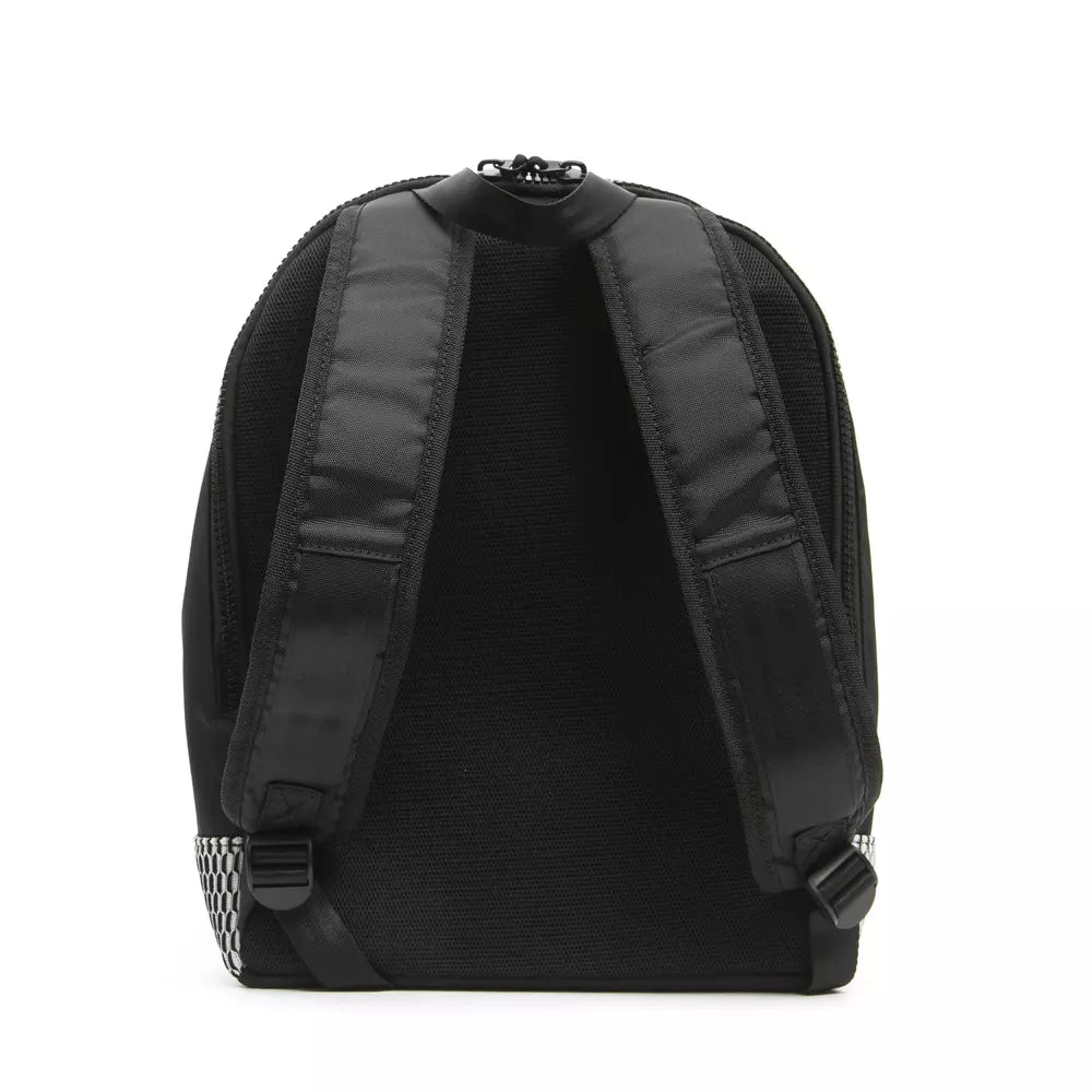 Automobili Lamborghini Black Polyester Men Backpack