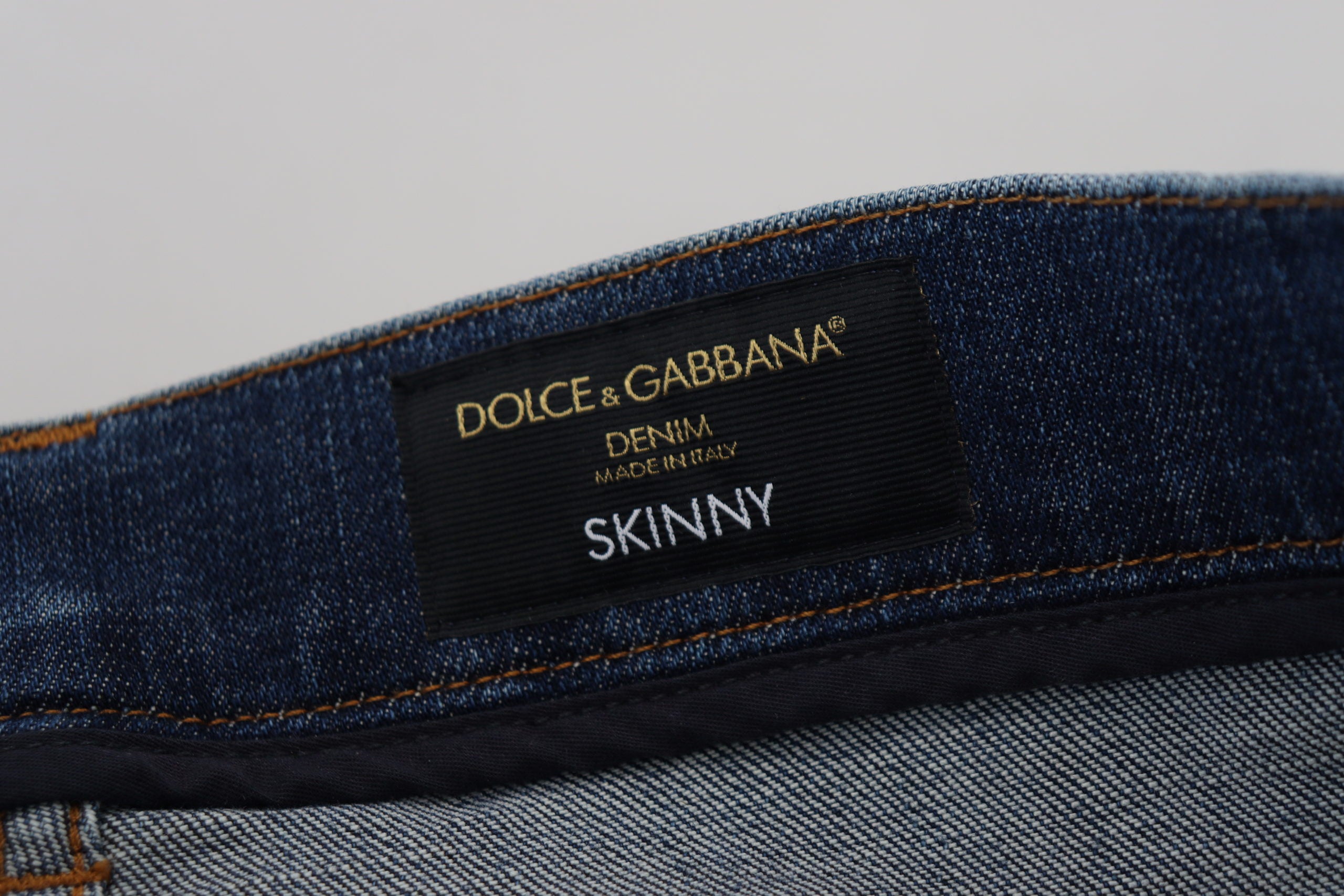 Dolce & Gabbana Elegant Italian Blue Denim Pants