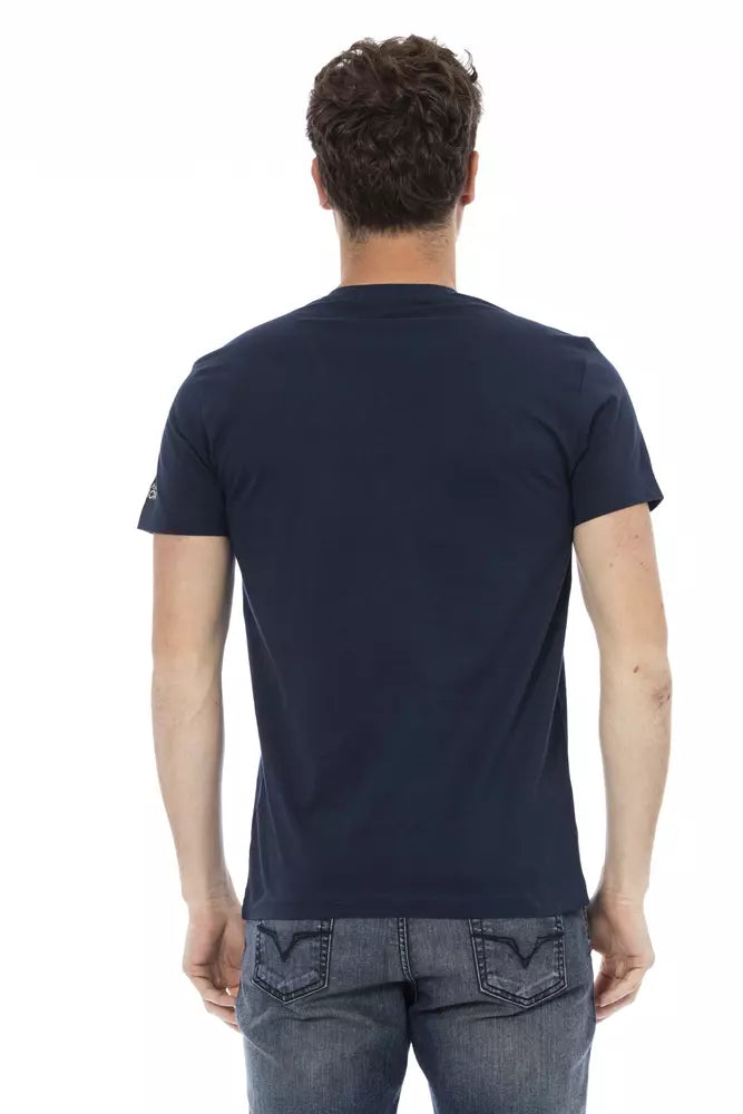 Trussardi Action Blue Cotton Men's T-Shirt