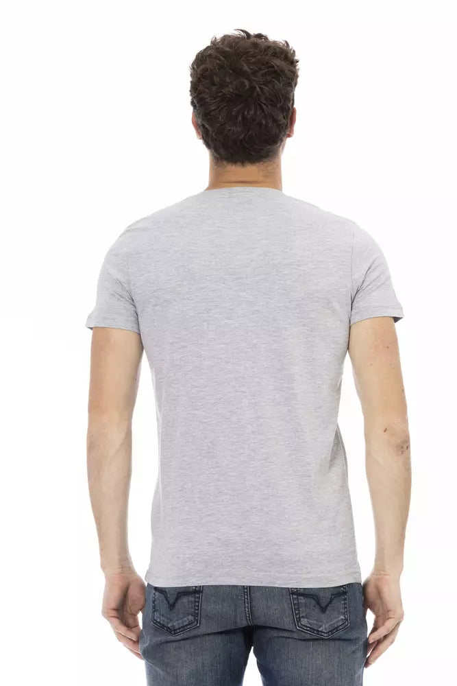 Trussardi Action Gray Cotton Men's T-Shirt