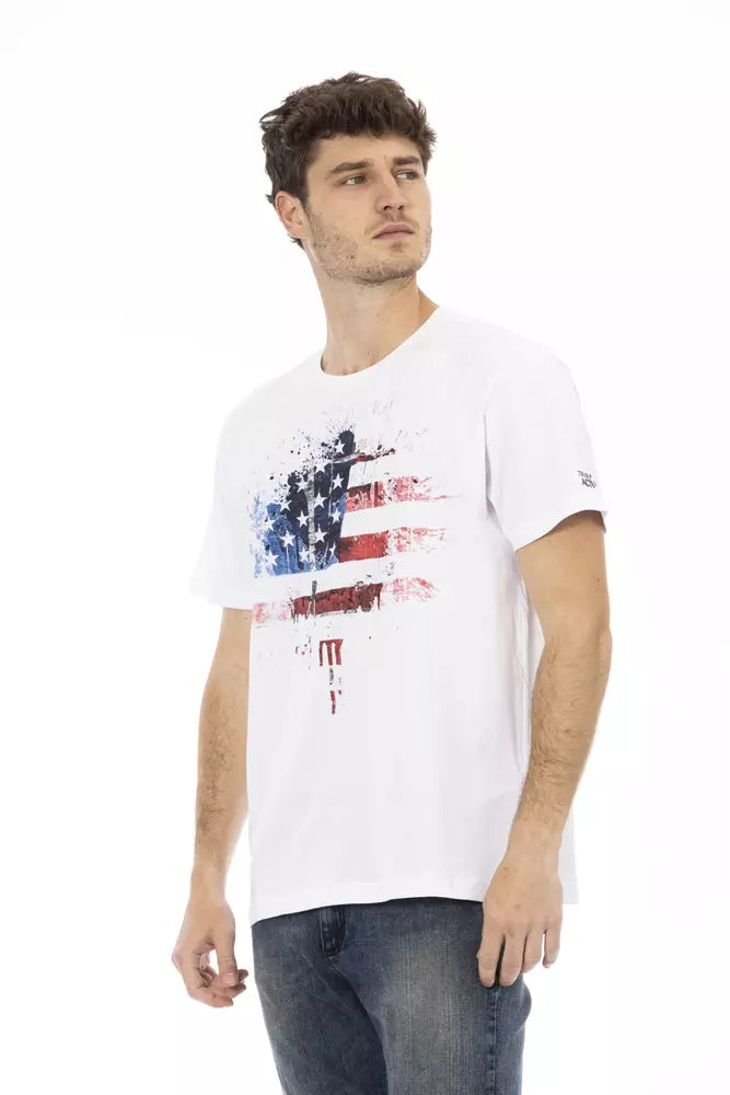 Trussardi Action White Cotton Men's T-Shirt