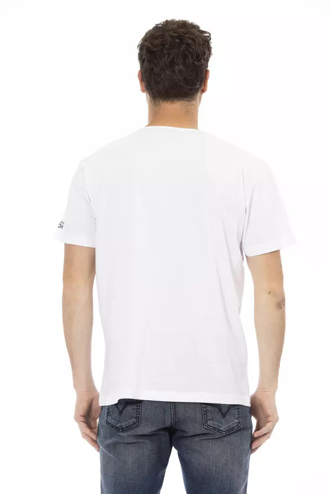 Trussardi Action White Cotton Men's T-Shirt