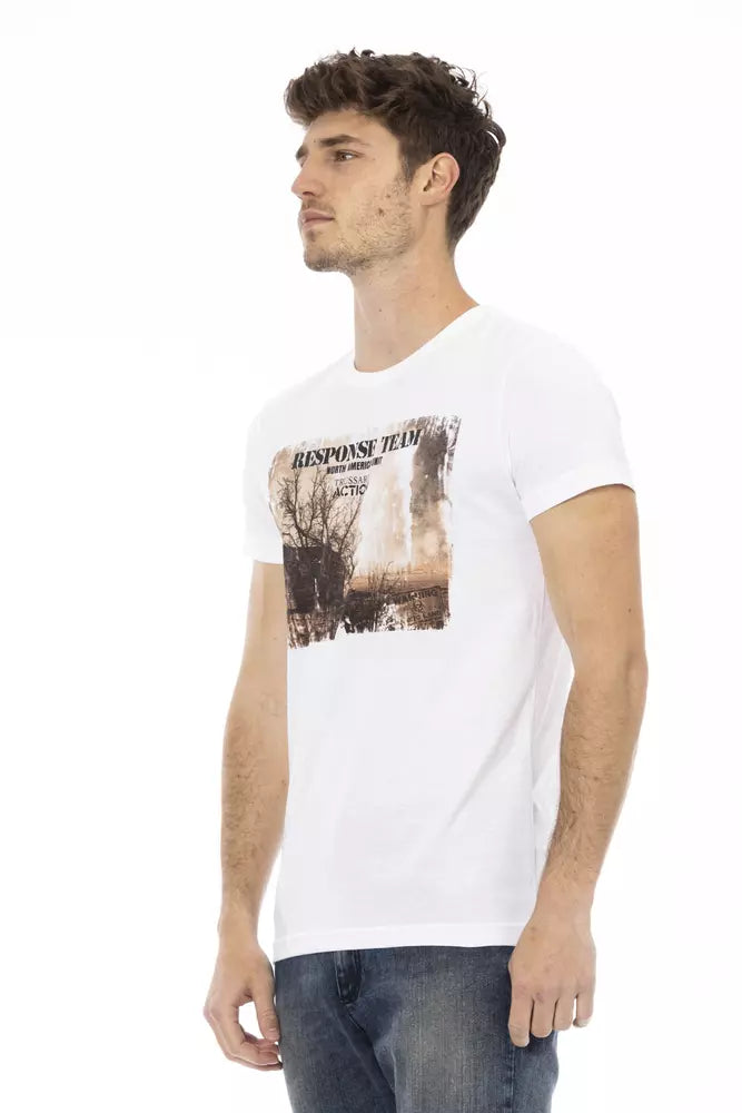 Trussardi Action White Cotton Men's T-Shirt