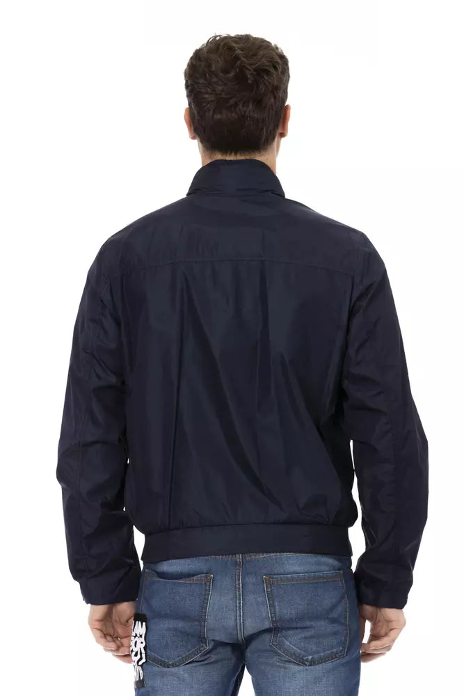 Automobili Lamborghini Blue Polyamide Men Jacket