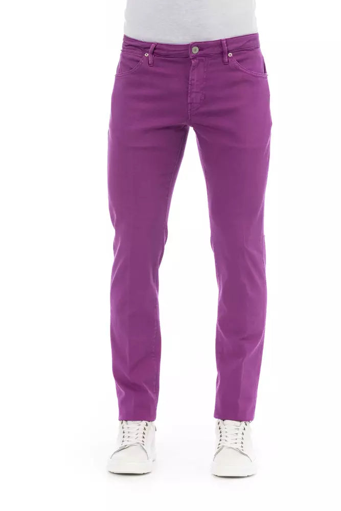 PT Torino Violet Cotton Men Jeans