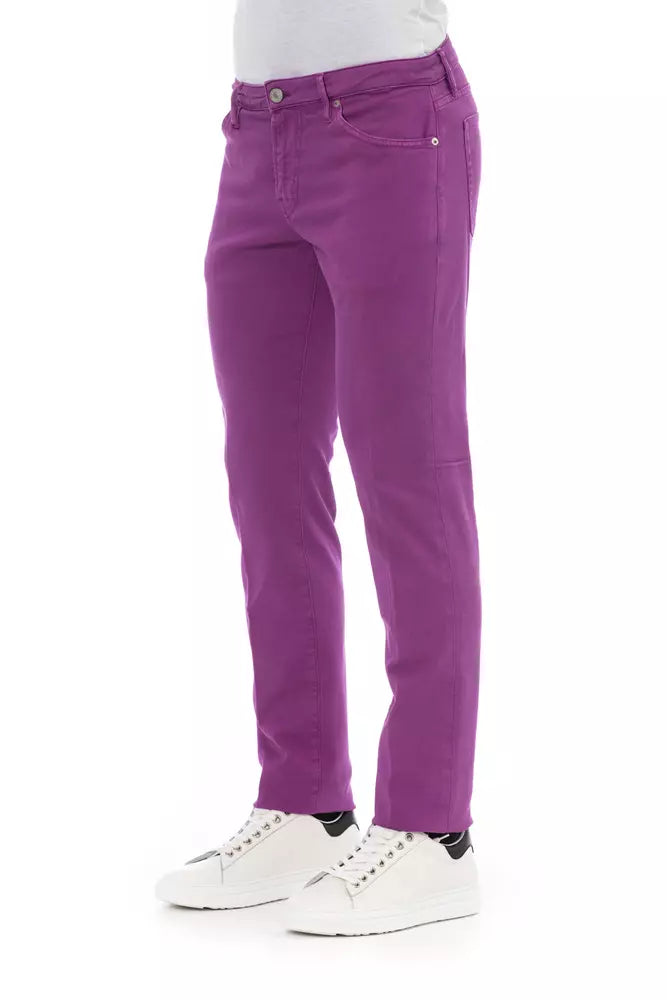 PT Torino Violet Cotton Men Jeans