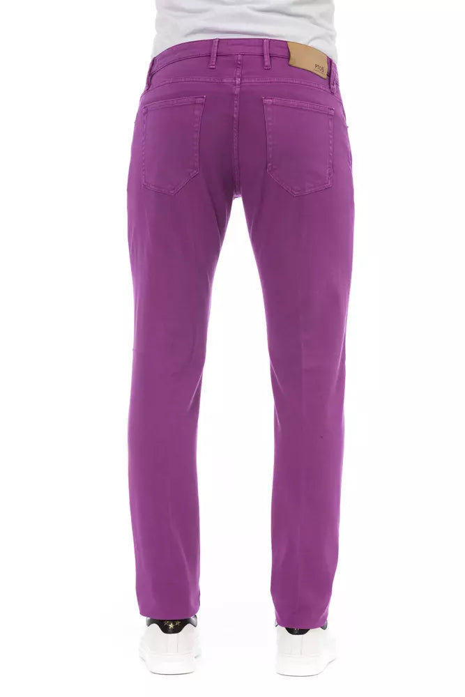 PT Torino Violet Cotton Men Jeans