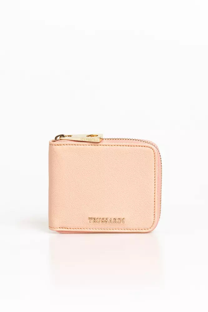 Trussardi Pink Leather Women Wallet