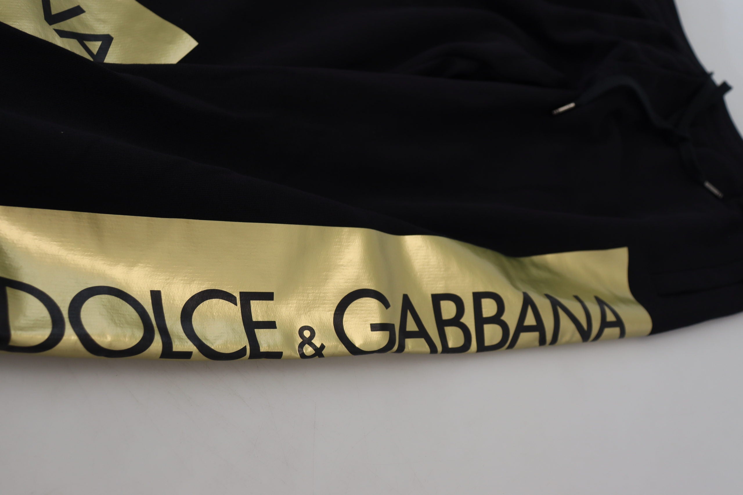 Dolce & Gabbana Elegant Black Cotton Jogger Pants