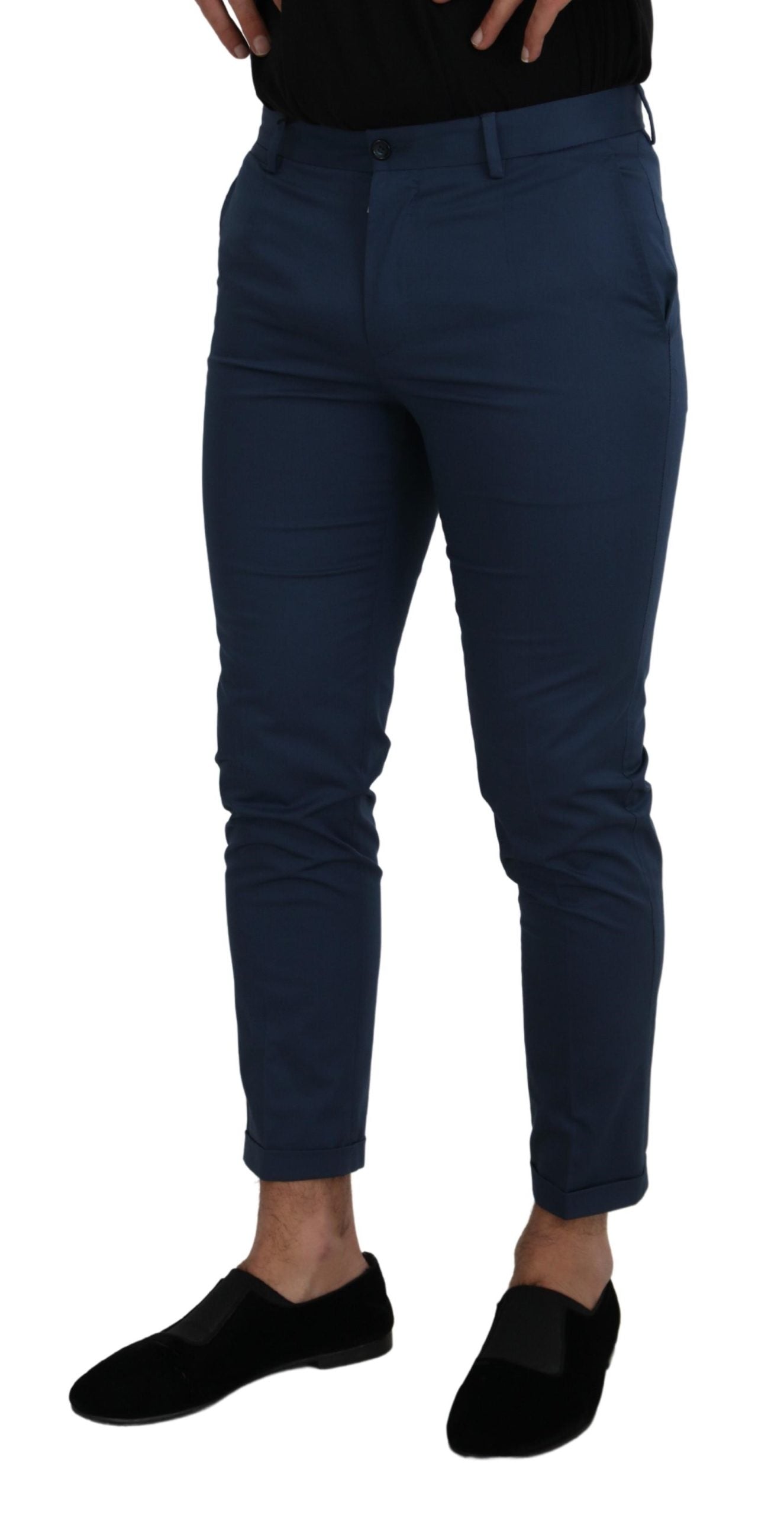 Dolce & Gabbana Elegant Blue Designer Trousers