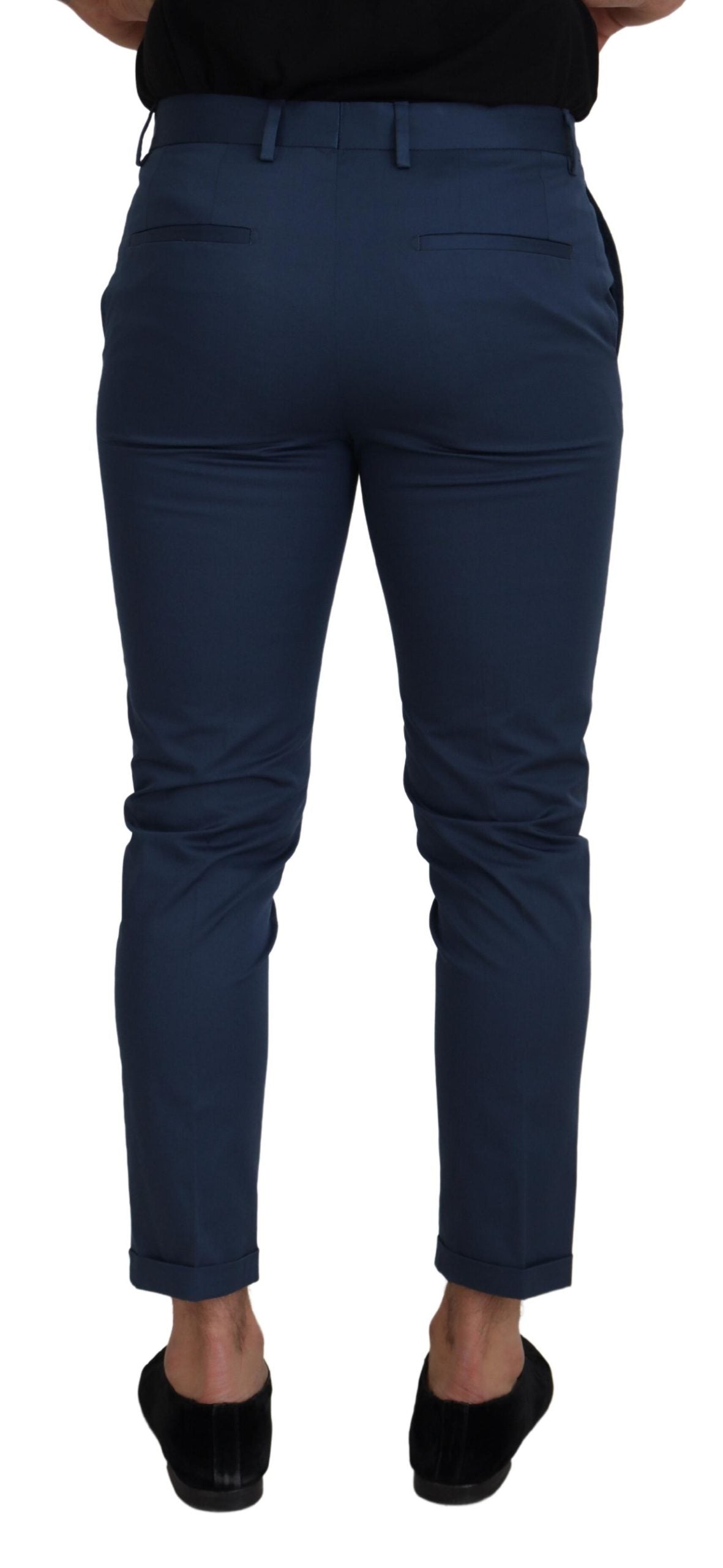 Dolce & Gabbana Elegant Blue Designer Trousers