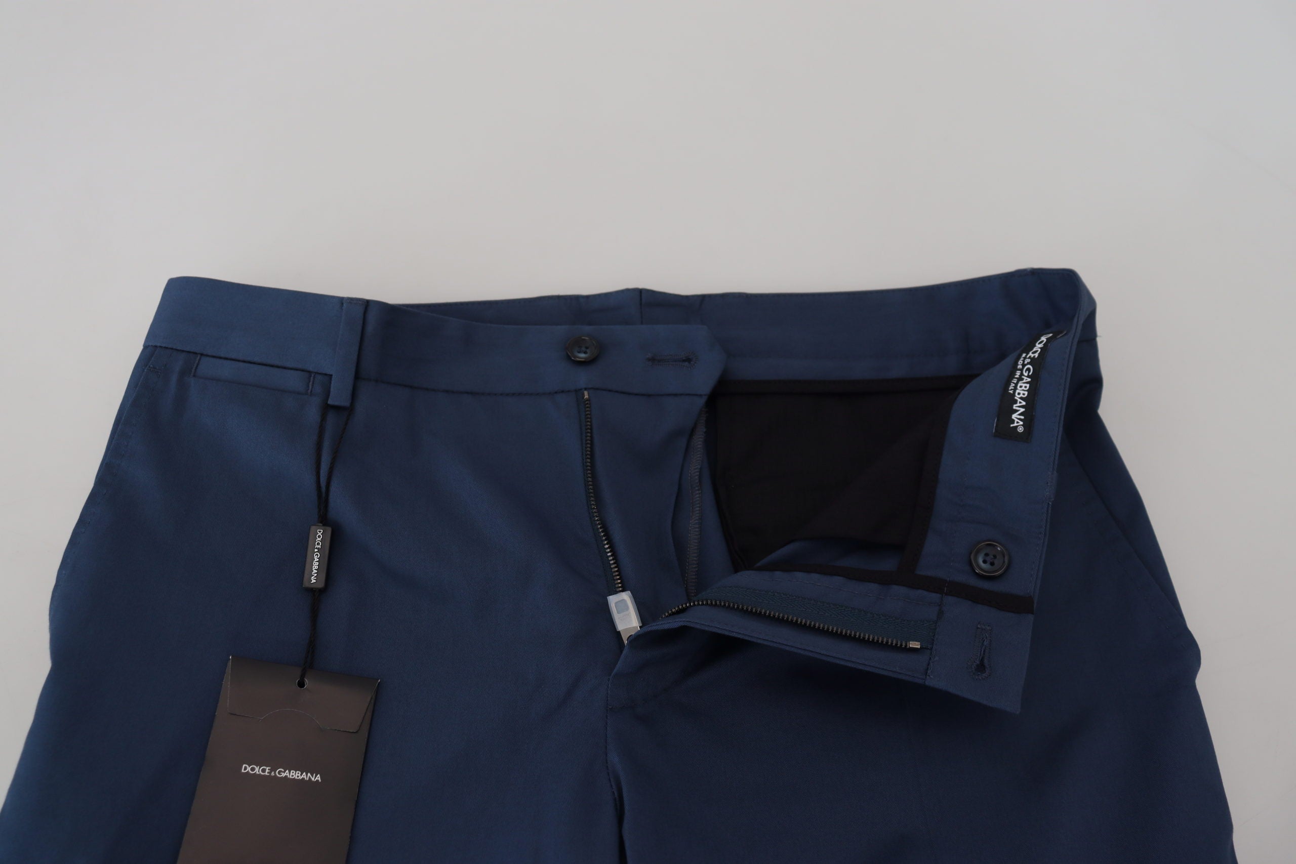 Dolce & Gabbana Elegant Blue Designer Trousers