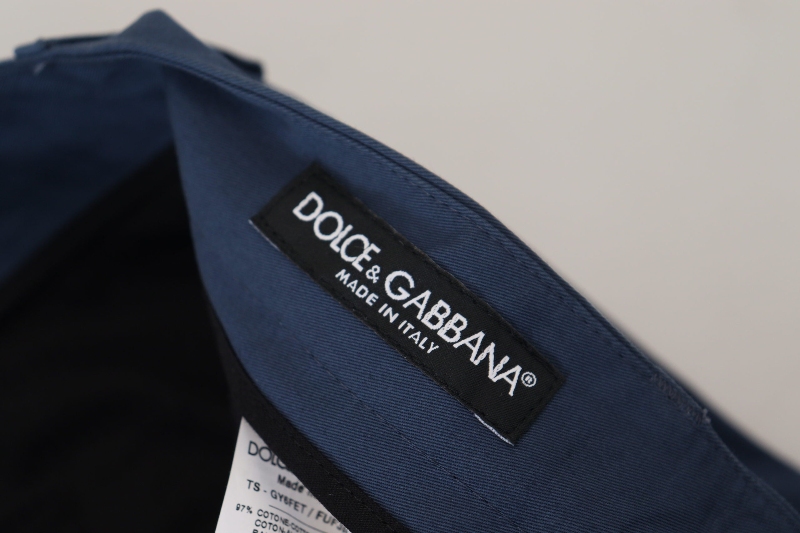 Dolce & Gabbana Elegant Blue Designer Trousers