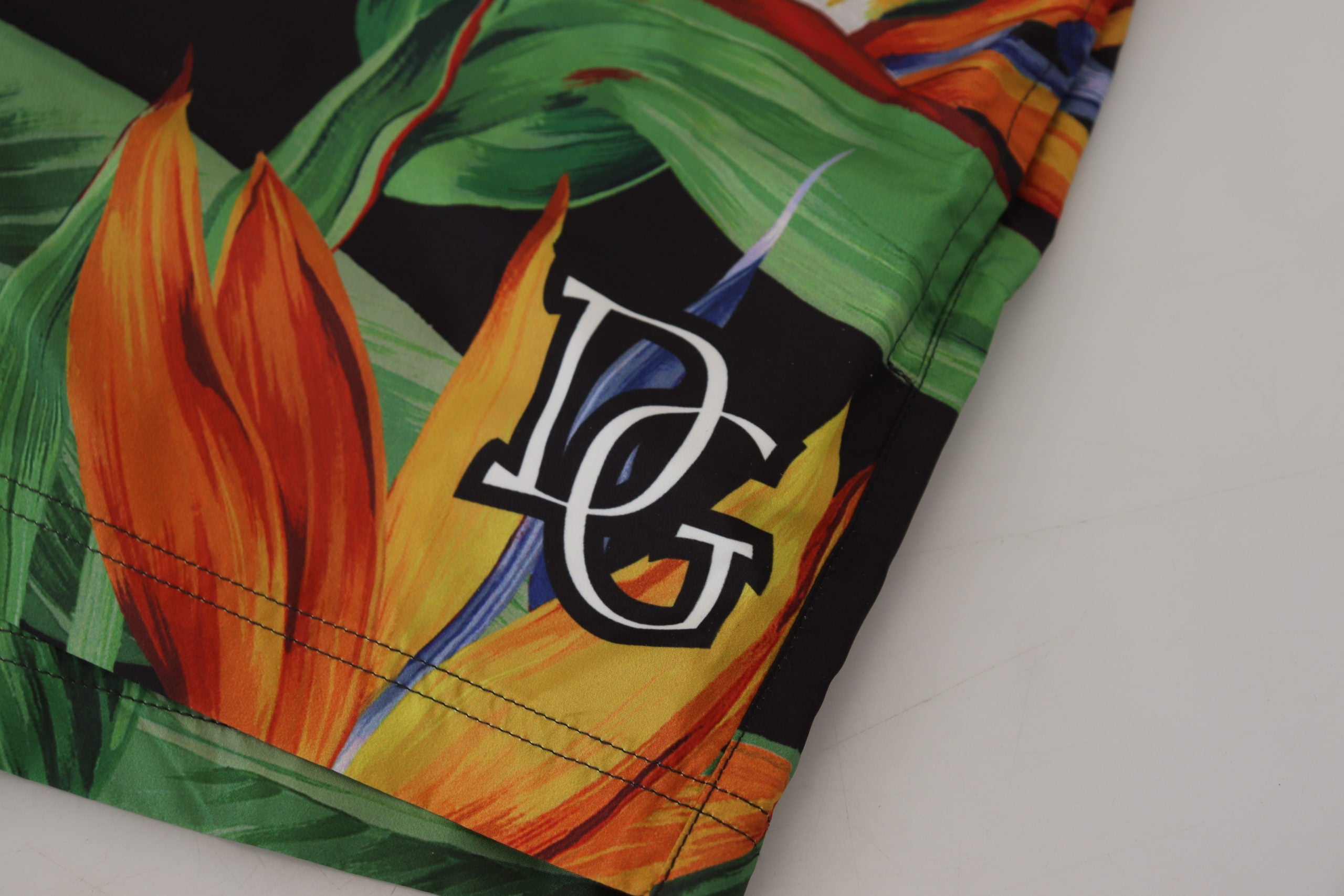 Dolce & Gabbana Multicolor Beachwear Swim Trunks