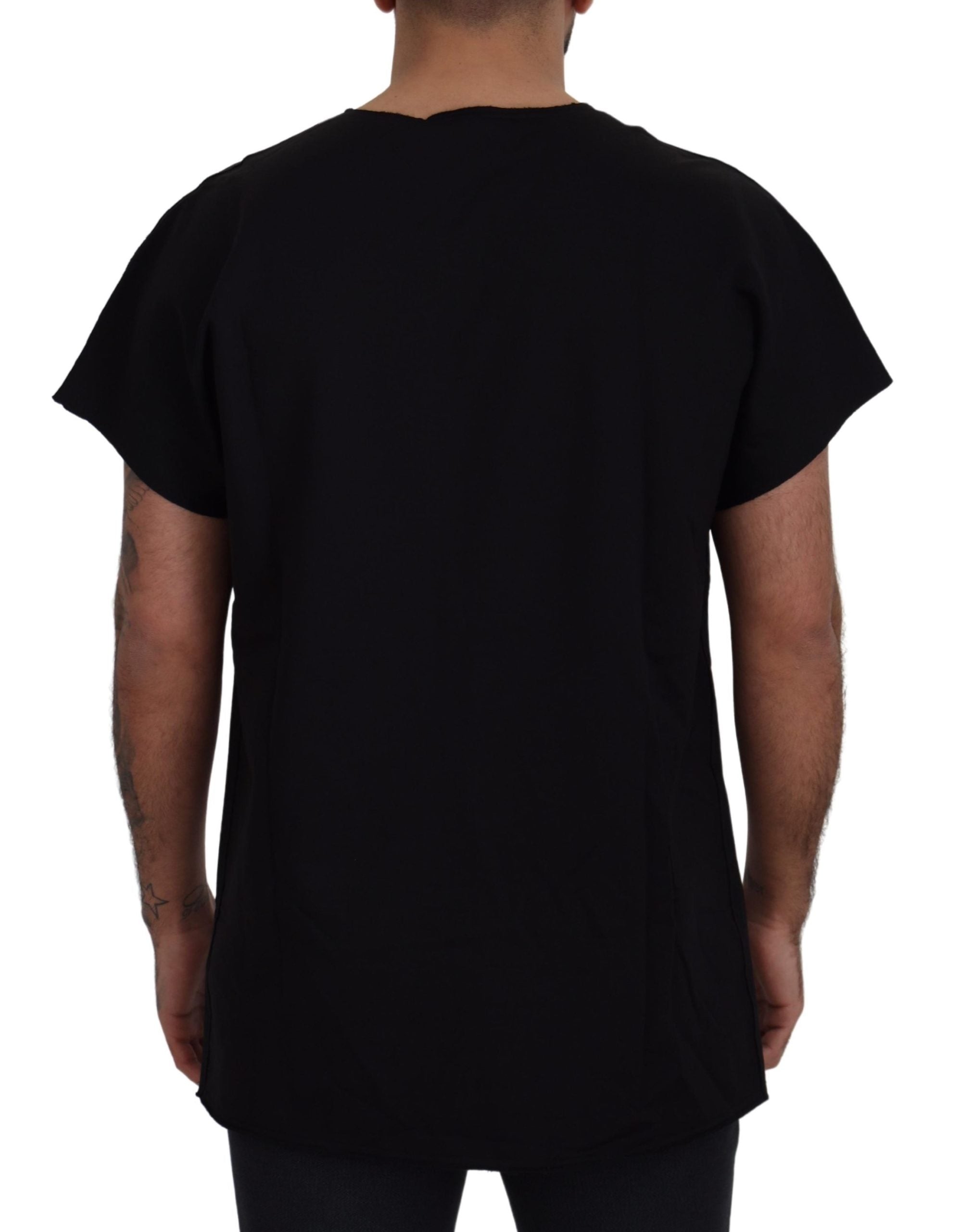 Dolce & Gabbana Elegant Black Crewneck T-Shirt for Men