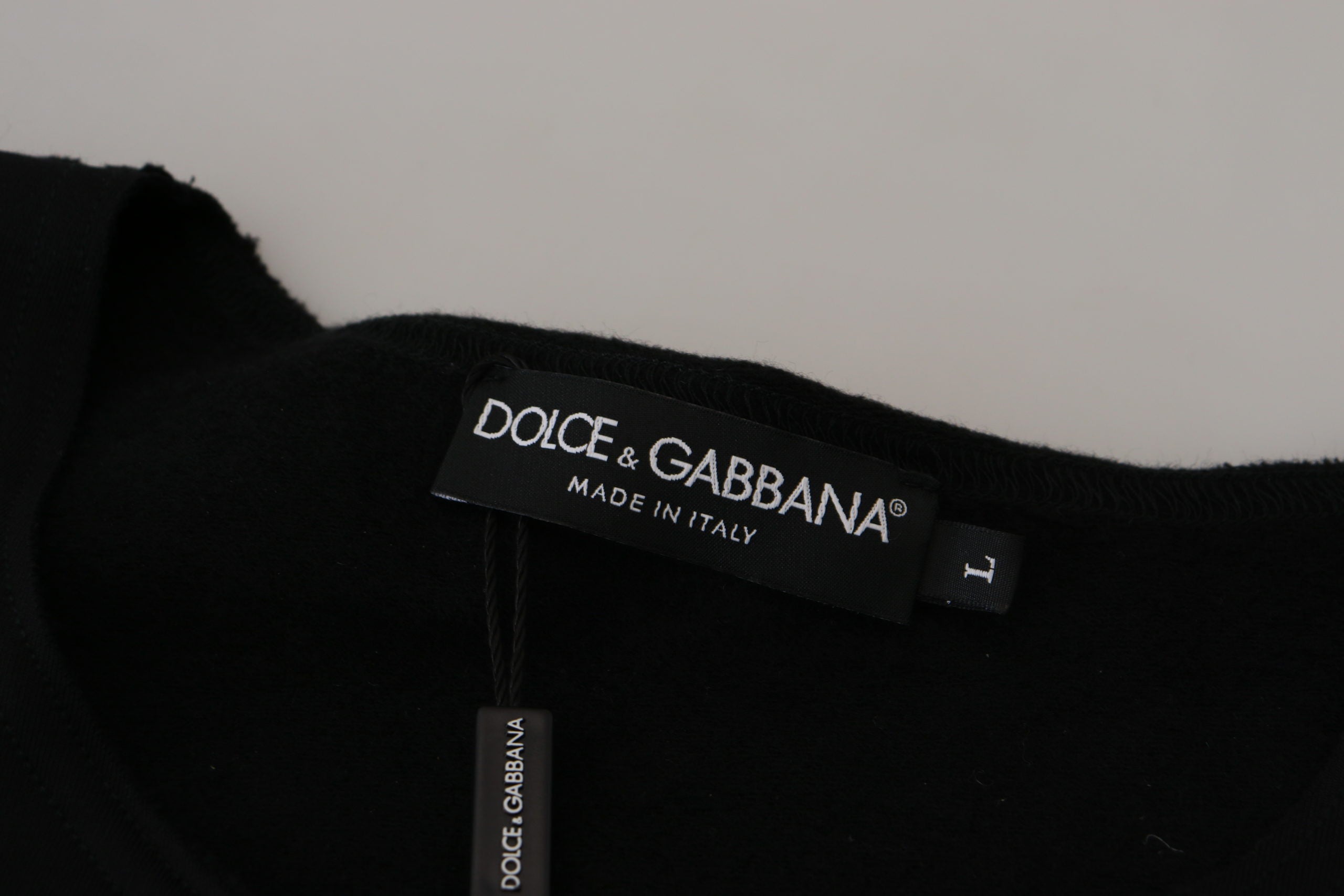 Dolce & Gabbana Elegant Black Crewneck T-Shirt for Men