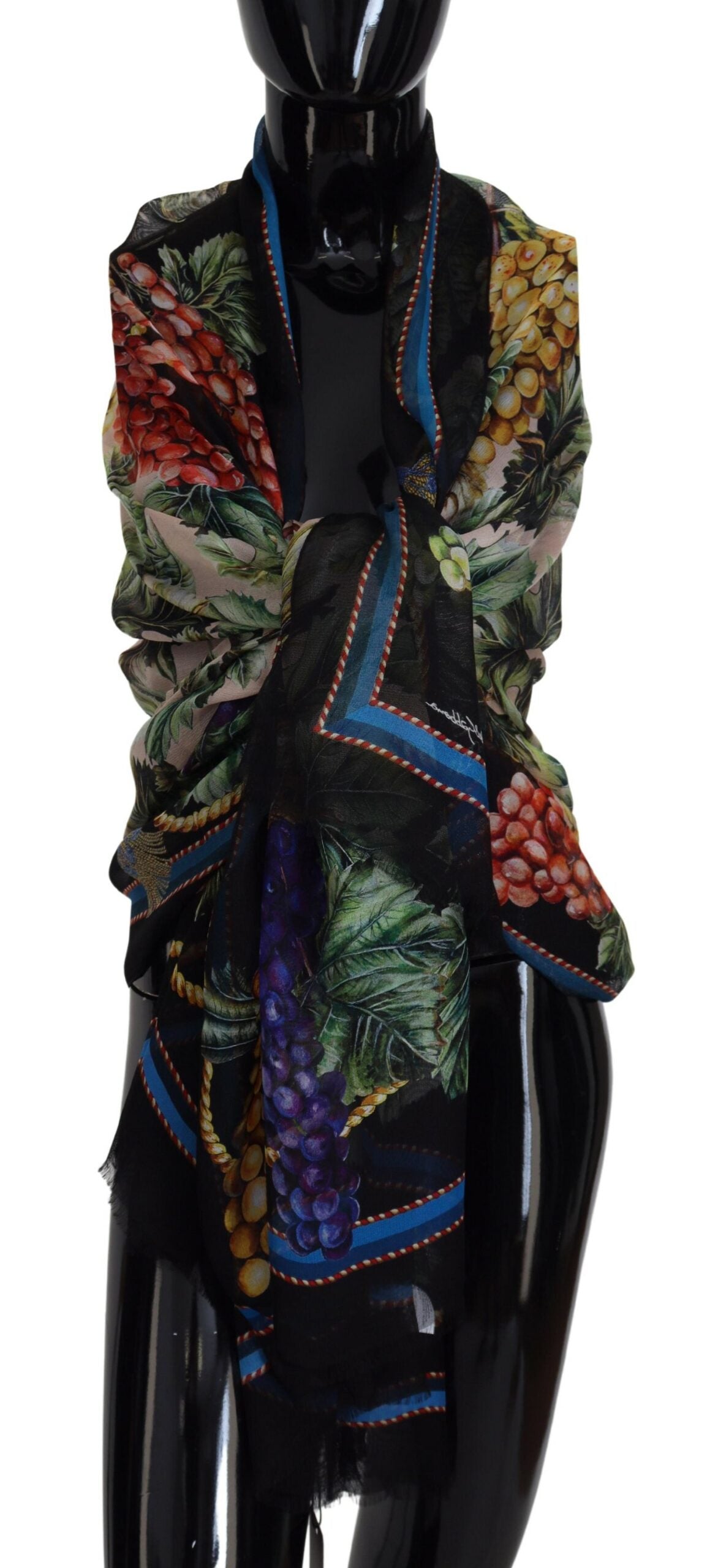 Dolce & Gabbana Elegant Multicolor Silk Scarf