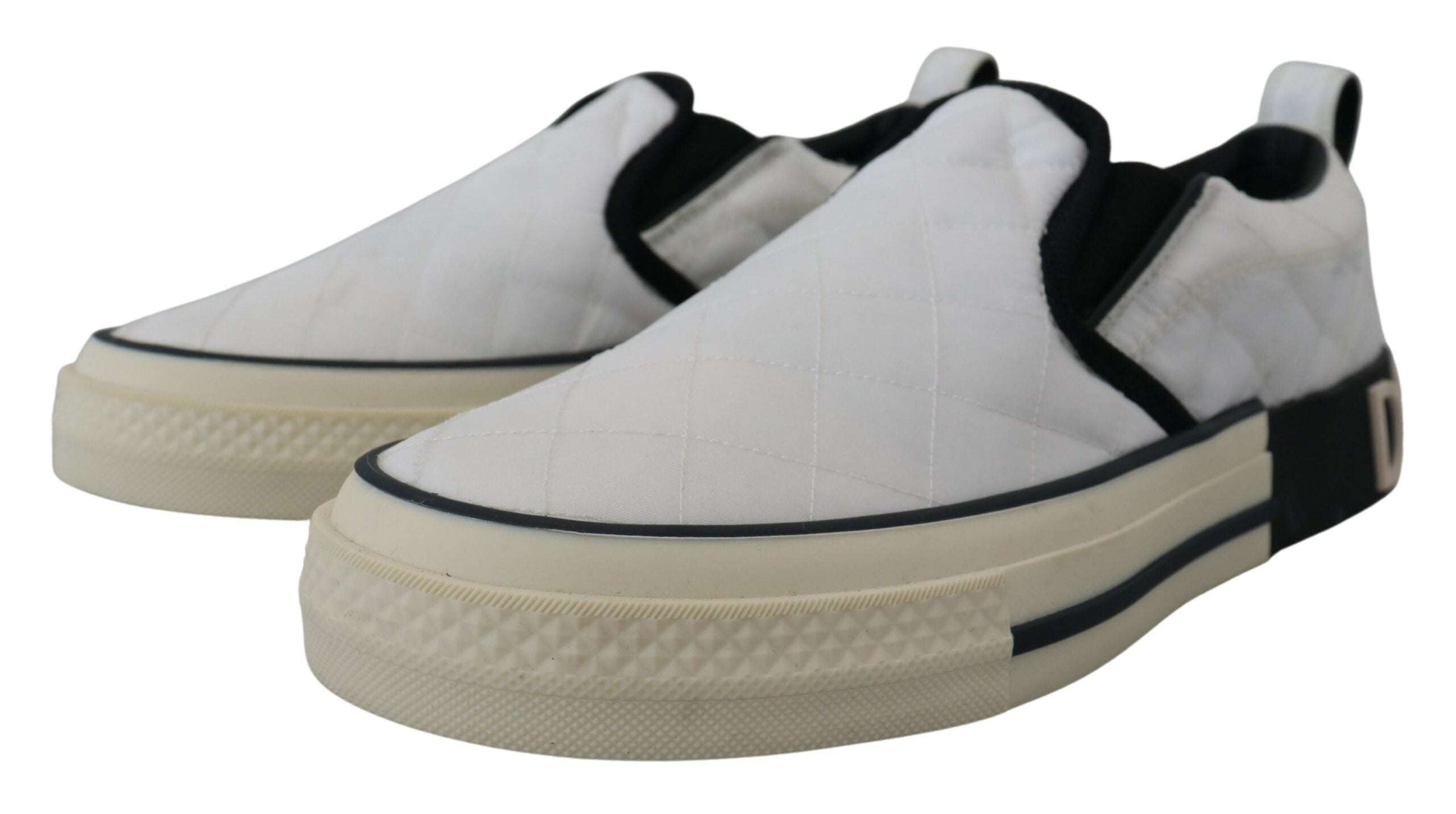 Dolce & Gabbana Chic White Slip-On Sneakers for Women