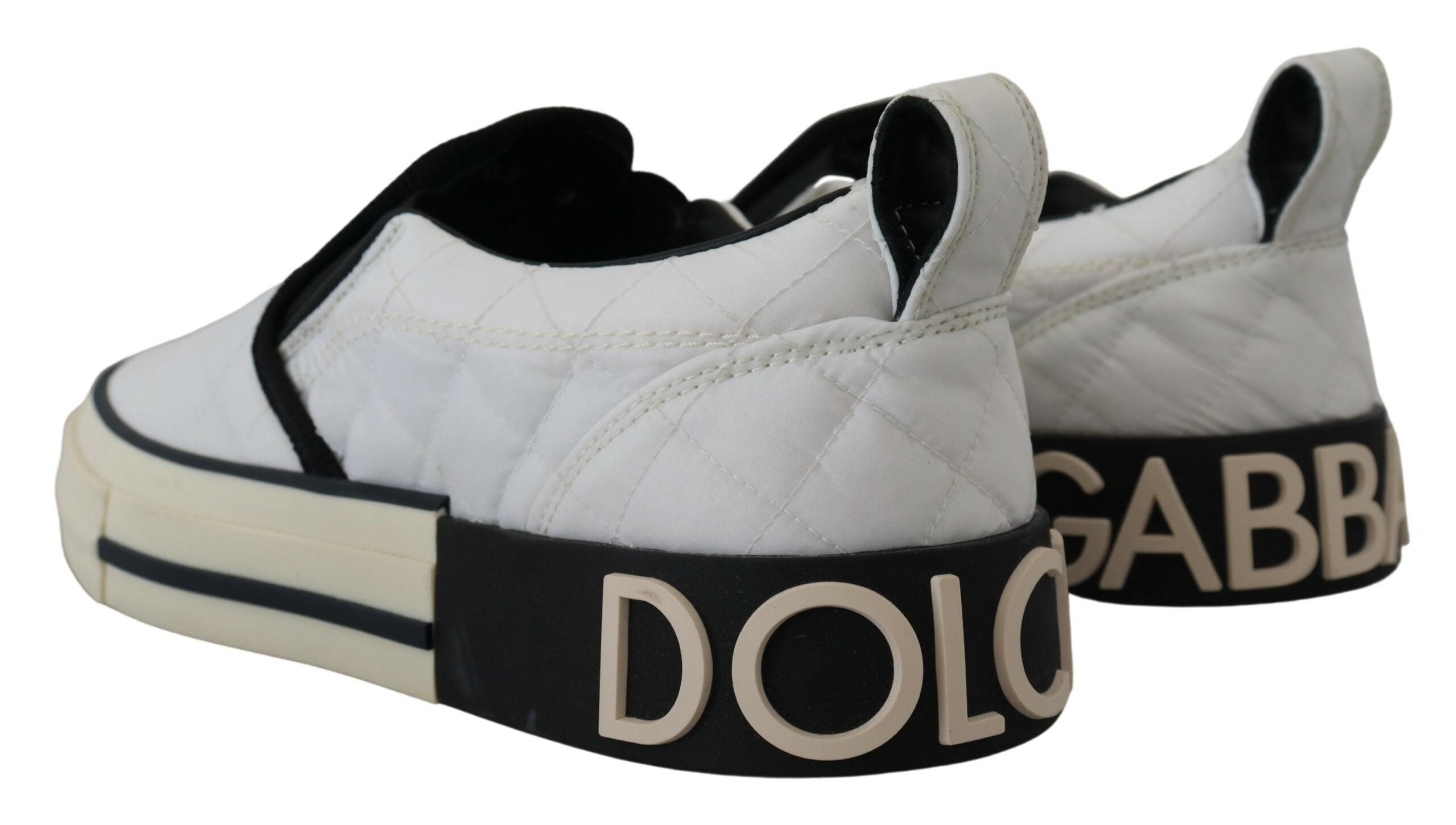 Dolce & Gabbana Chic White Slip-On Sneakers for Women