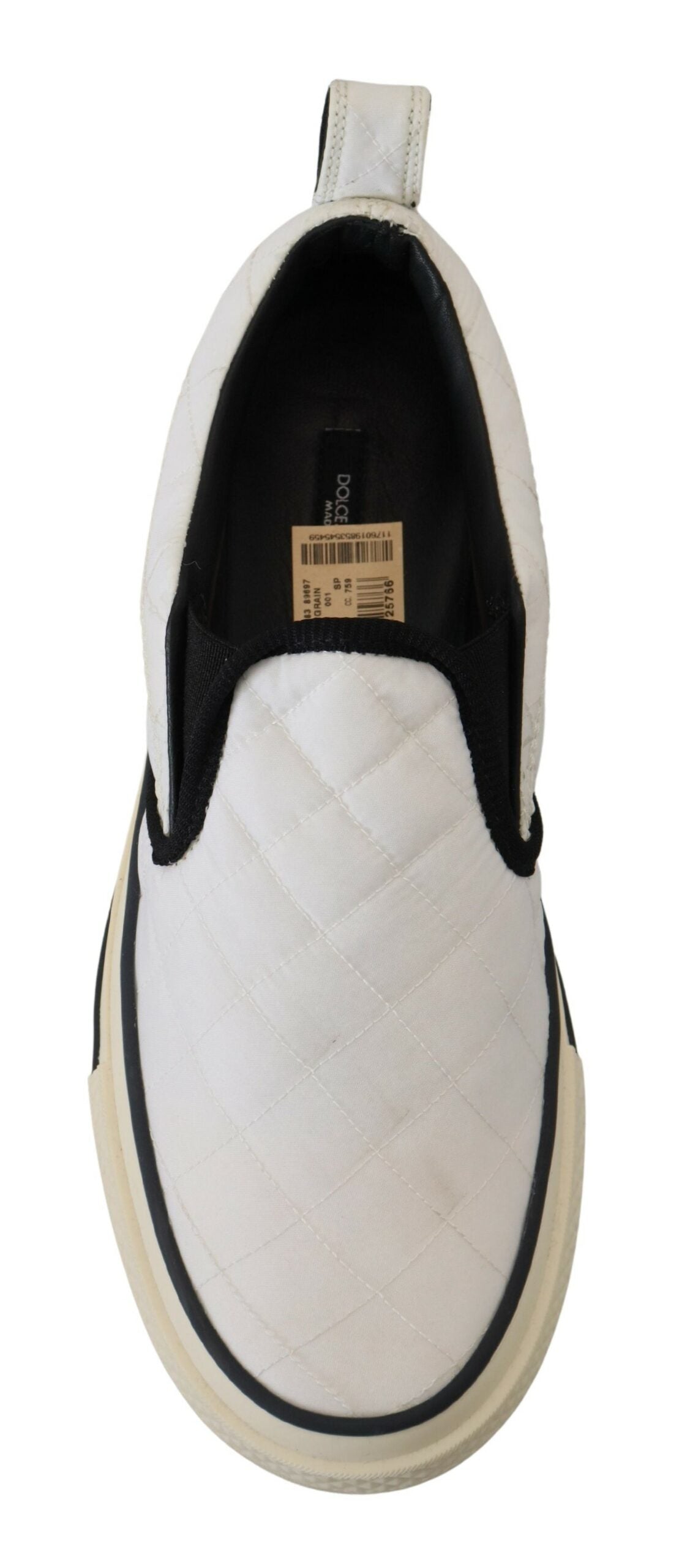 Dolce & Gabbana Chic White Slip-On Sneakers for Women