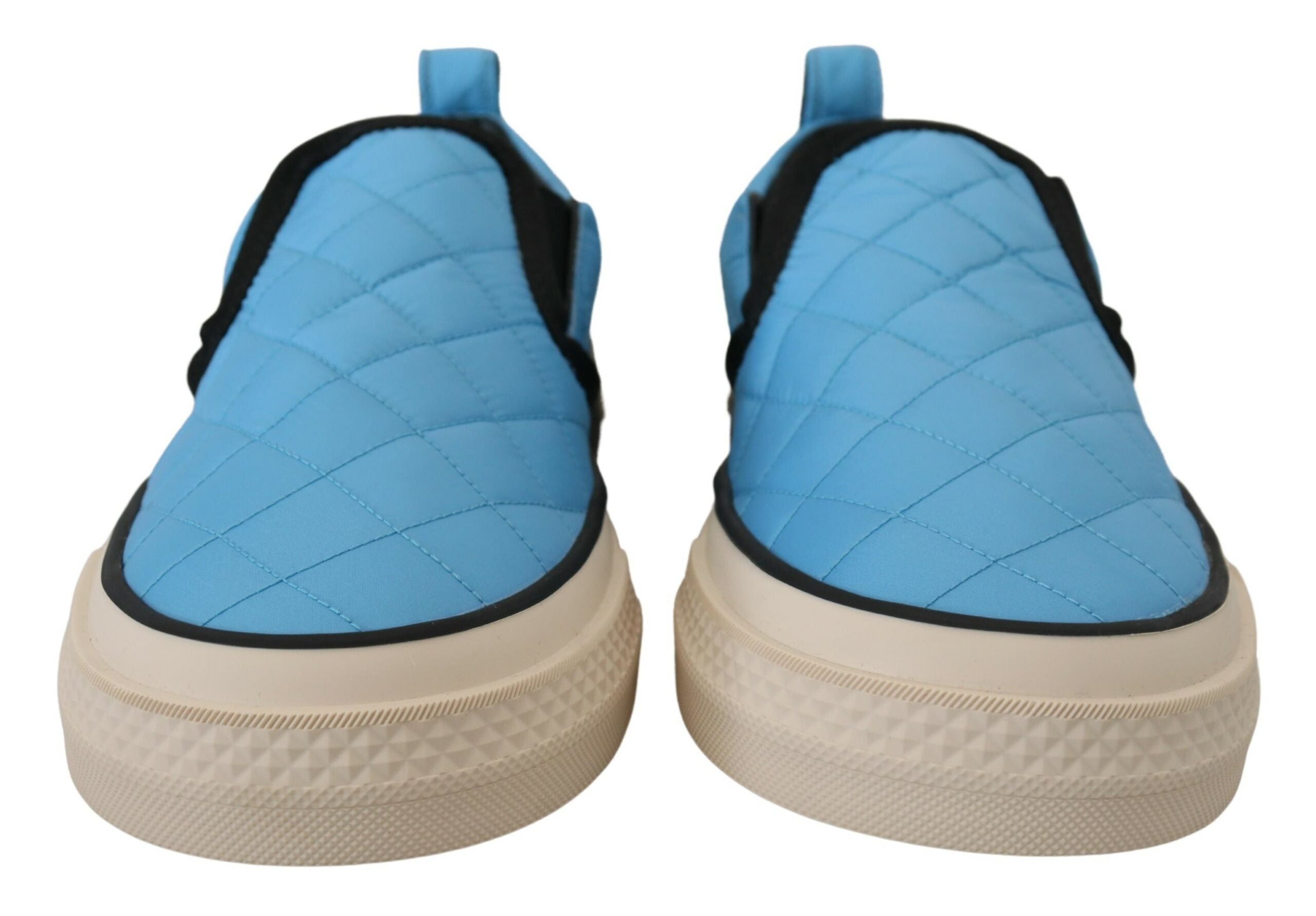 Dolce & Gabbana Elegant Light Blue Slip-On Sneakers