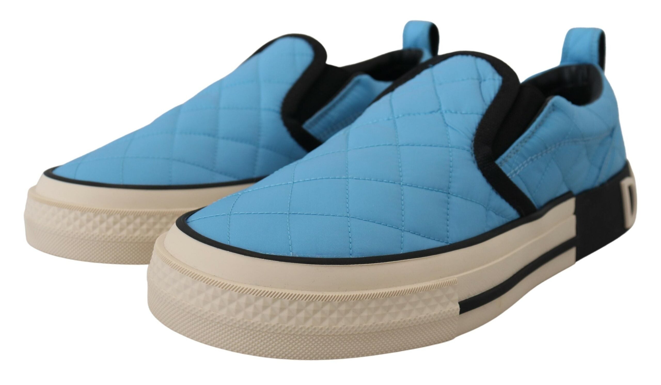 Dolce & Gabbana Elegant Light Blue Slip-On Sneakers