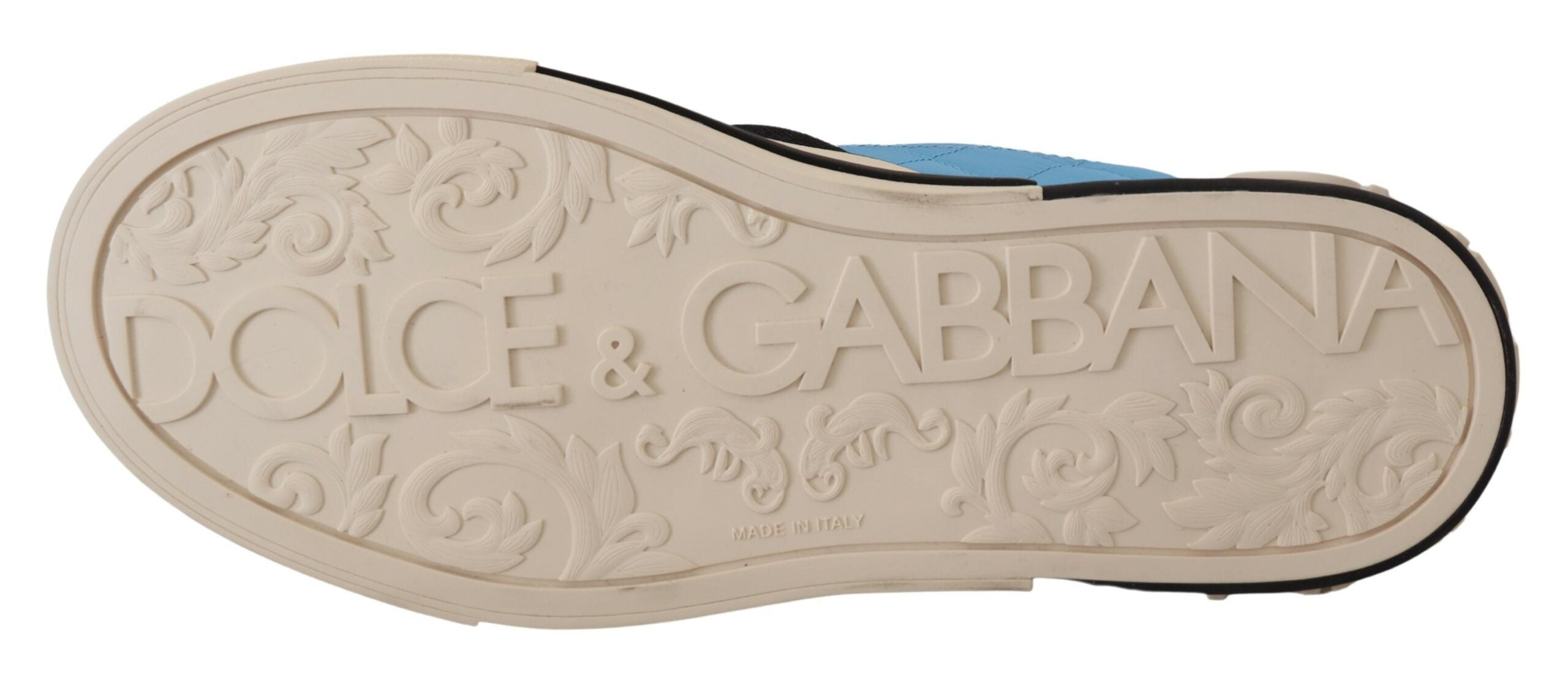 Dolce & Gabbana Elegant Light Blue Slip-On Sneakers