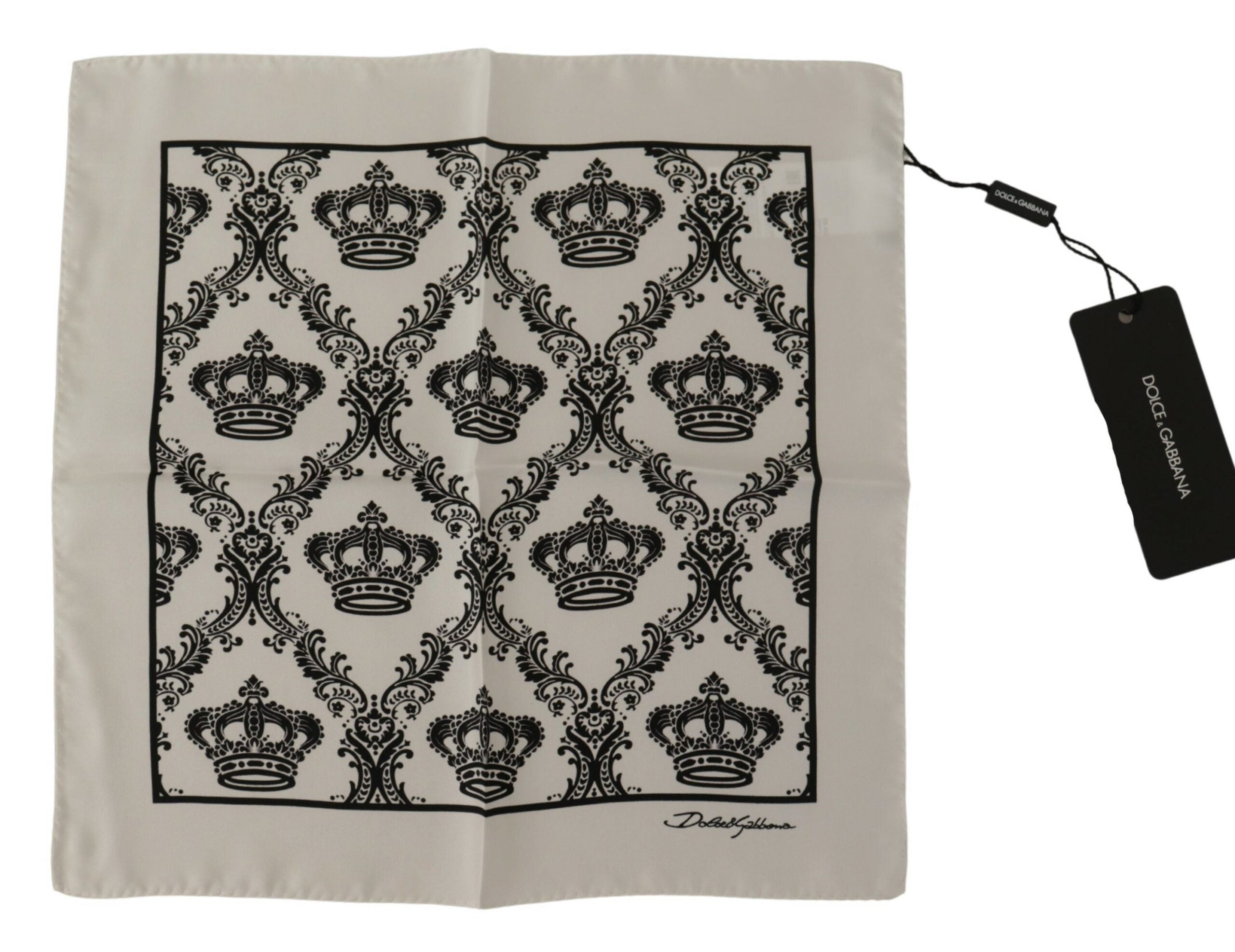 Dolce & Gabbana Elegant Men's Silk Square Scarf