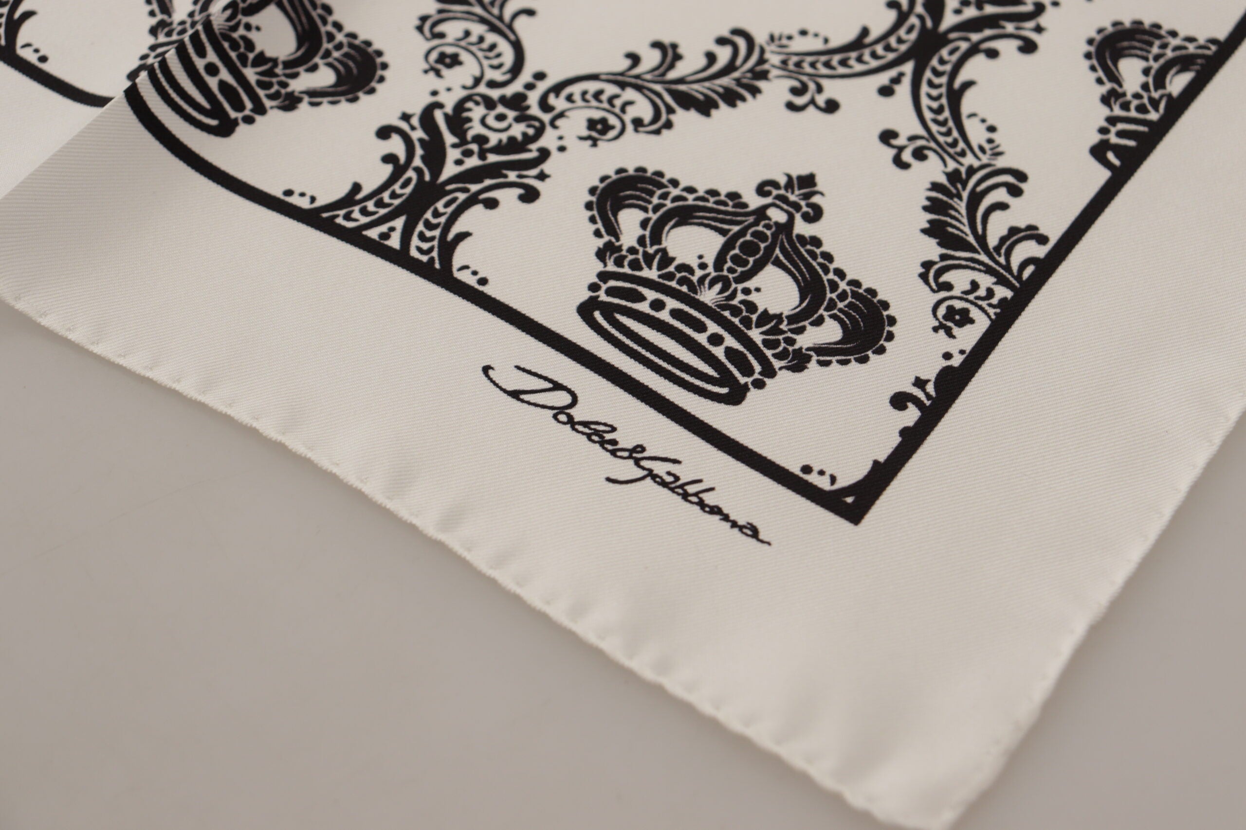 Dolce & Gabbana Elegant Men's Silk Square Scarf